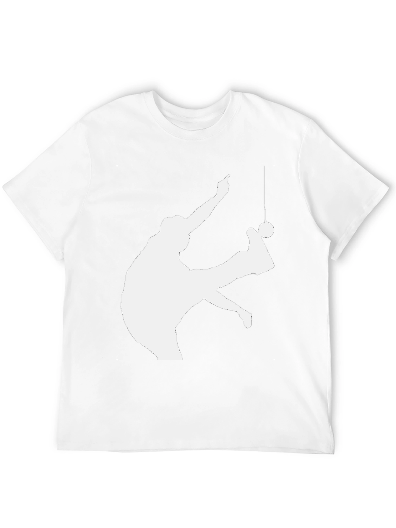 Retro Gymnast Silhouette Black T-Shirt