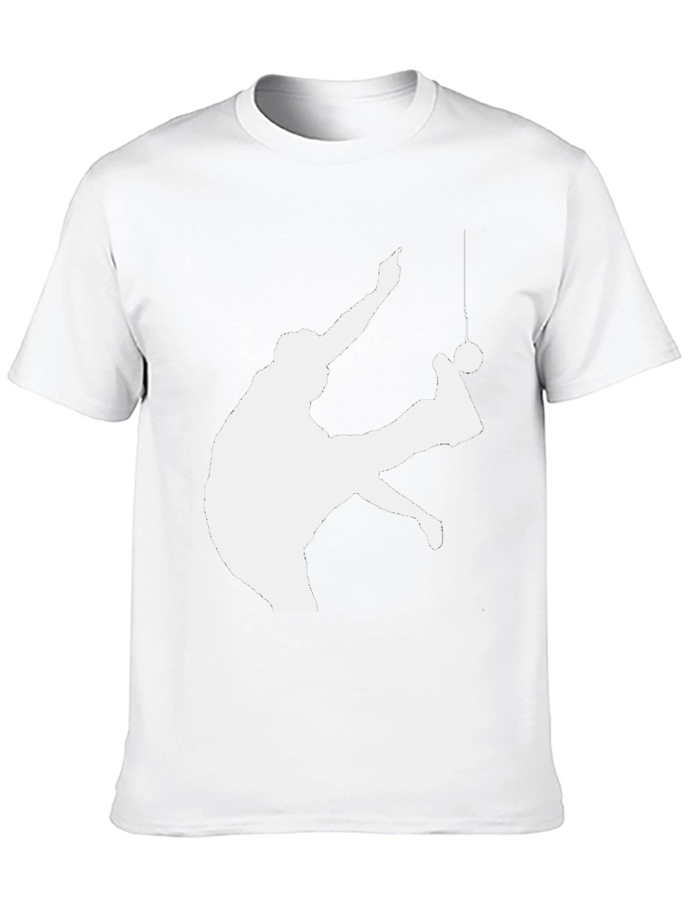 Retro Gymnast Silhouette Black T-Shirt