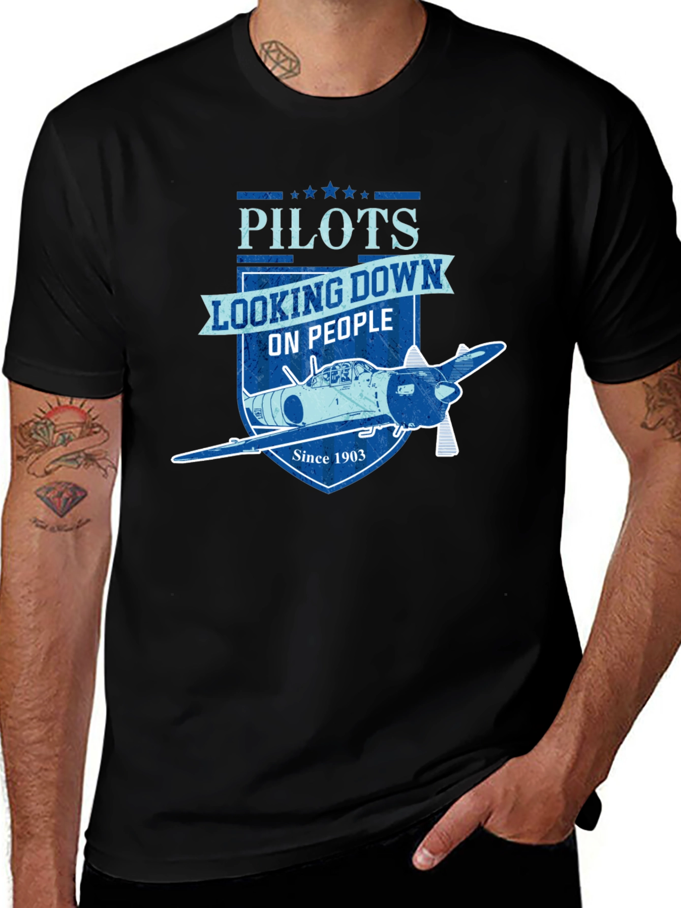 Pilots Looking Down on People T-Shirt