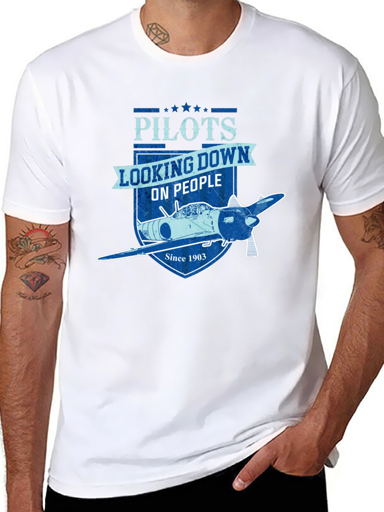 Pilots Looking Down on People T-Shirt