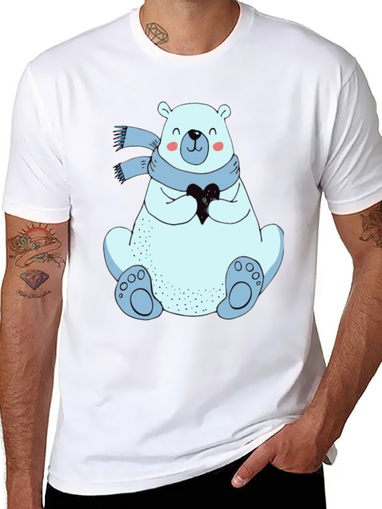 Bear Hugs Black T-Shirt
