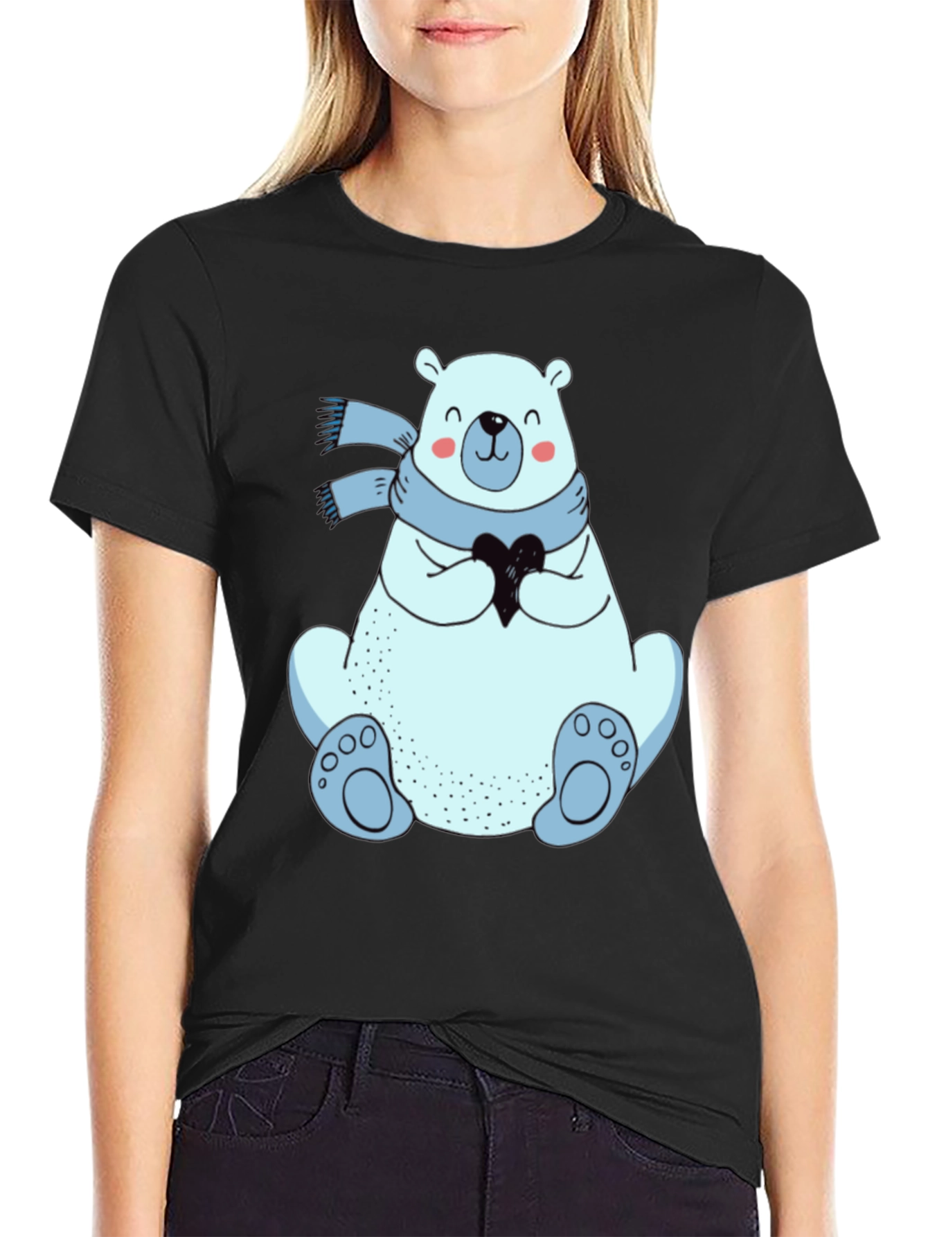 Bear Hugs Black T-Shirt