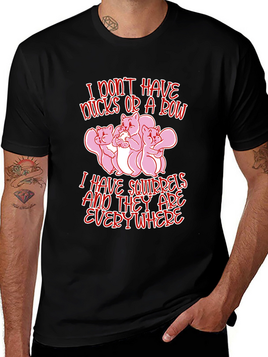 Squirrels Everywhere Funny Graphic Tee