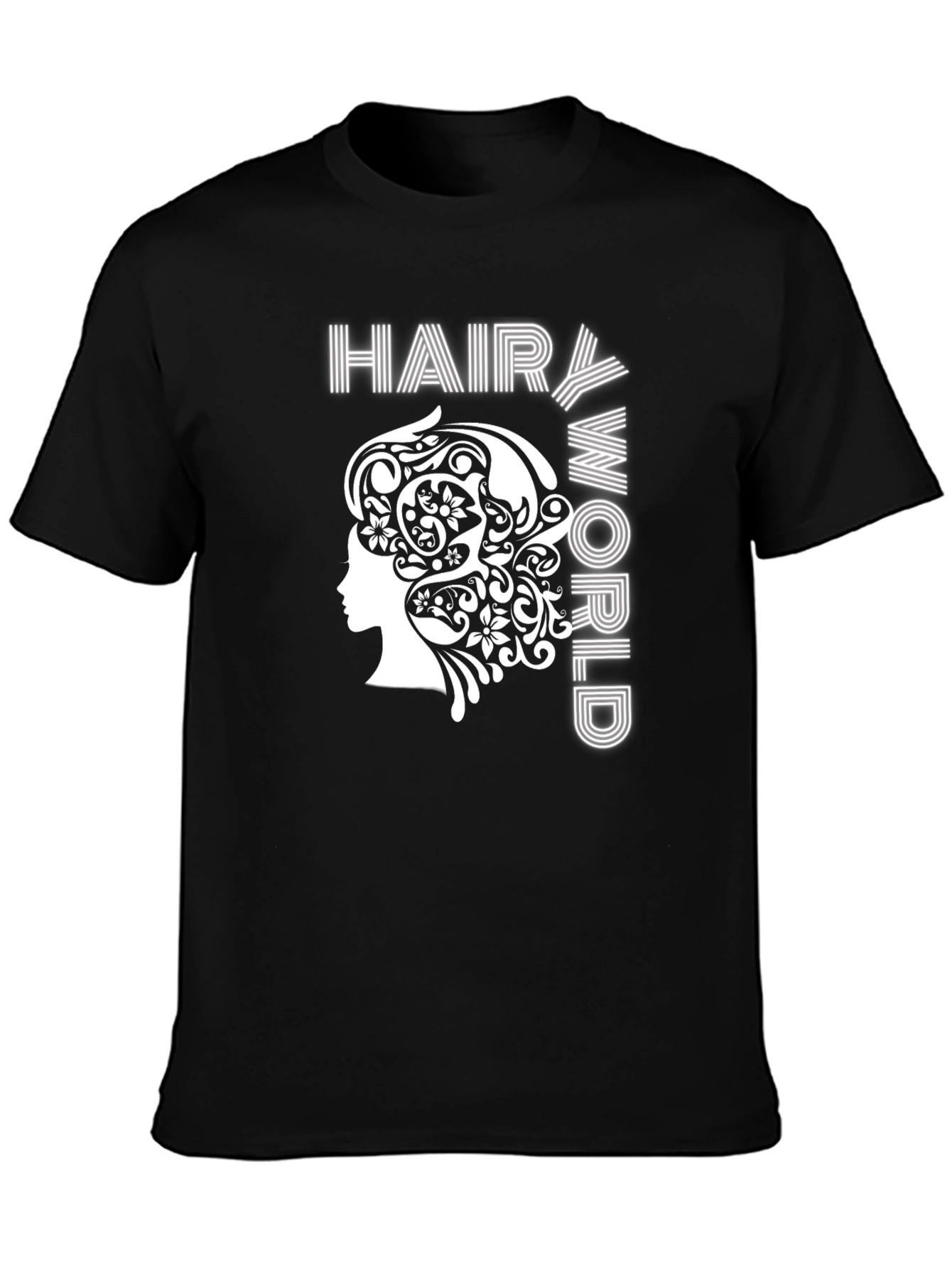 Hairy World Graphic Tee - Stylish Unisex T-Shirt