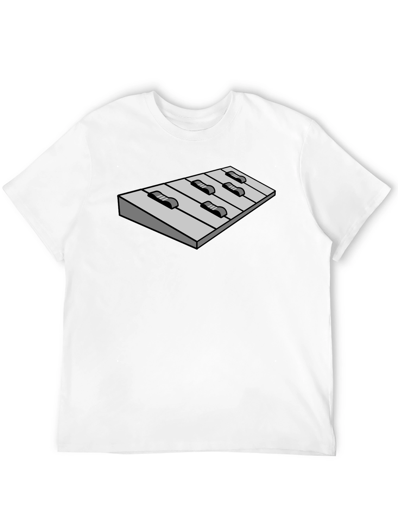 Keyboard Tee - Music Lovers Black Cotton T-Shirt
