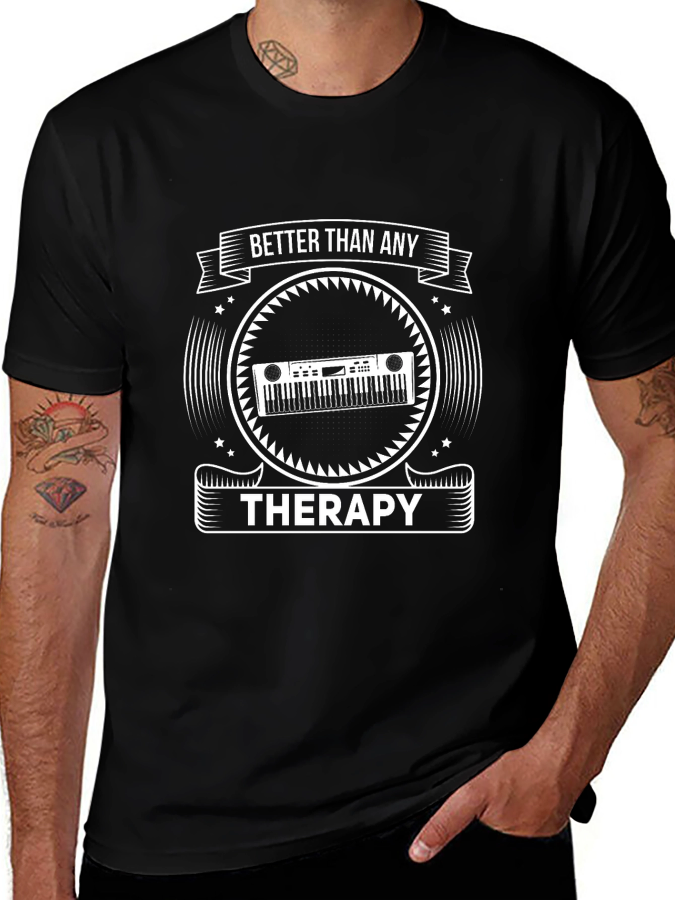 Better Than Therapy Piano T-Shirt