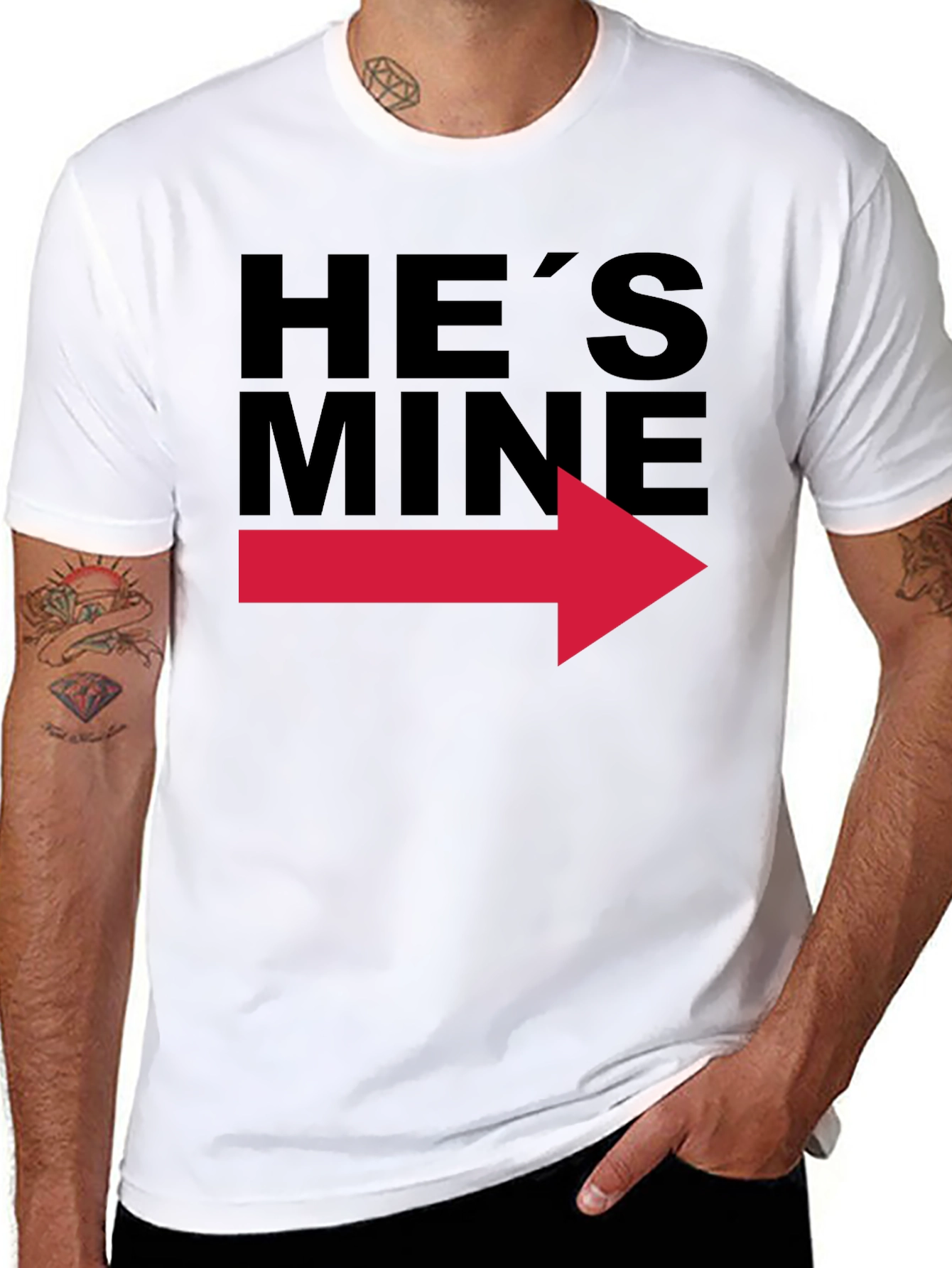 Hes Mine T-Shirt - Couple Matching Tee