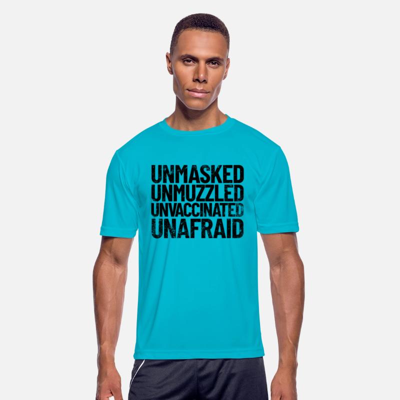 Unmasked Unmuzzled Unvaccinated Unafraid Freedomno