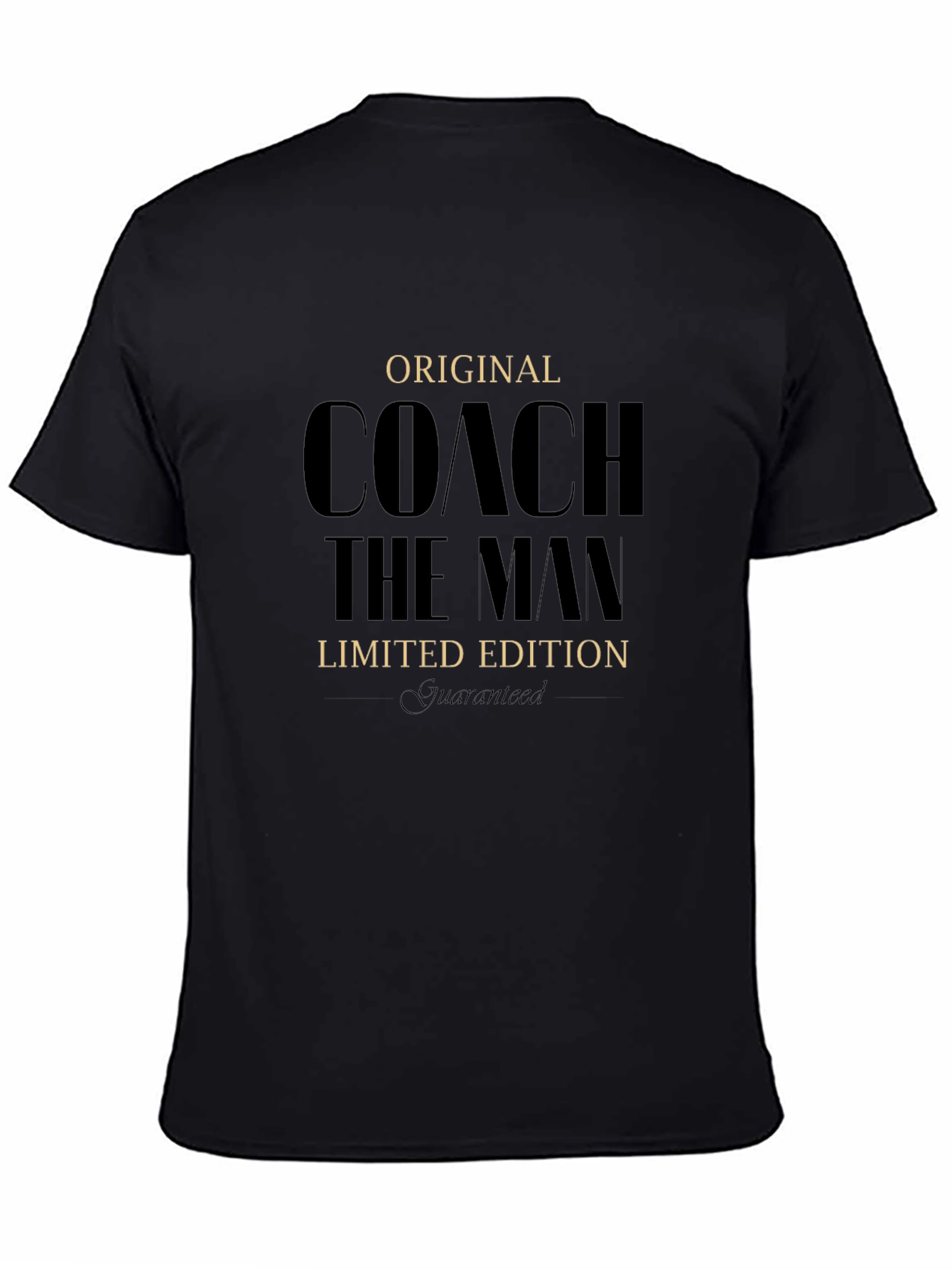Original Coach the Man Limited Edition Black T-Shirt