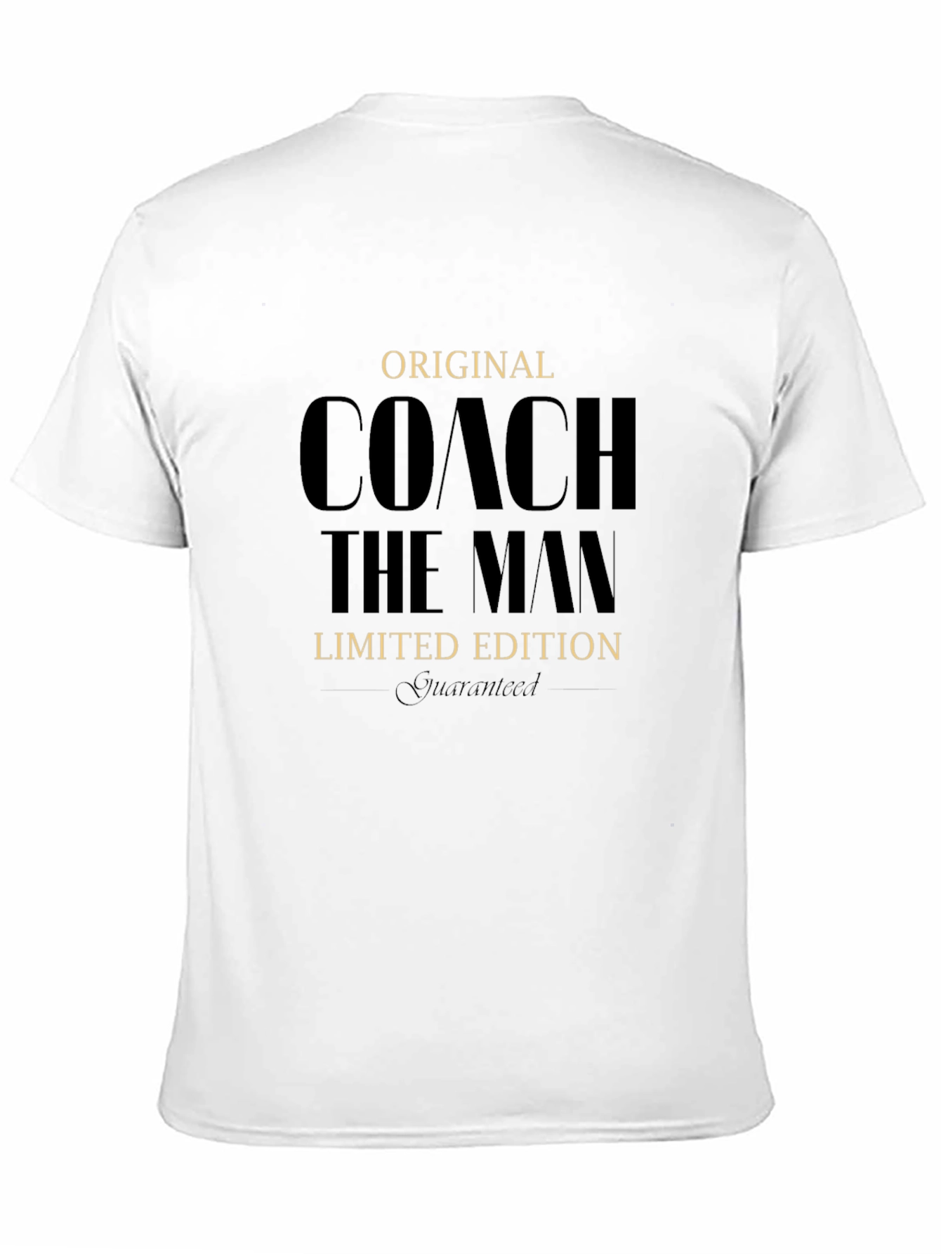 Original Coach the Man Limited Edition Black T-Shirt
