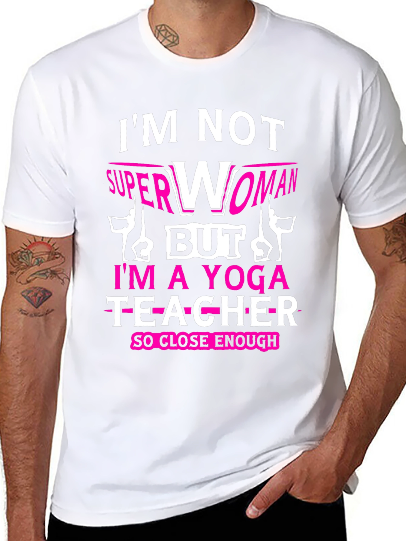 Yoga Teacher T-Shirt - Superwoman Alternative