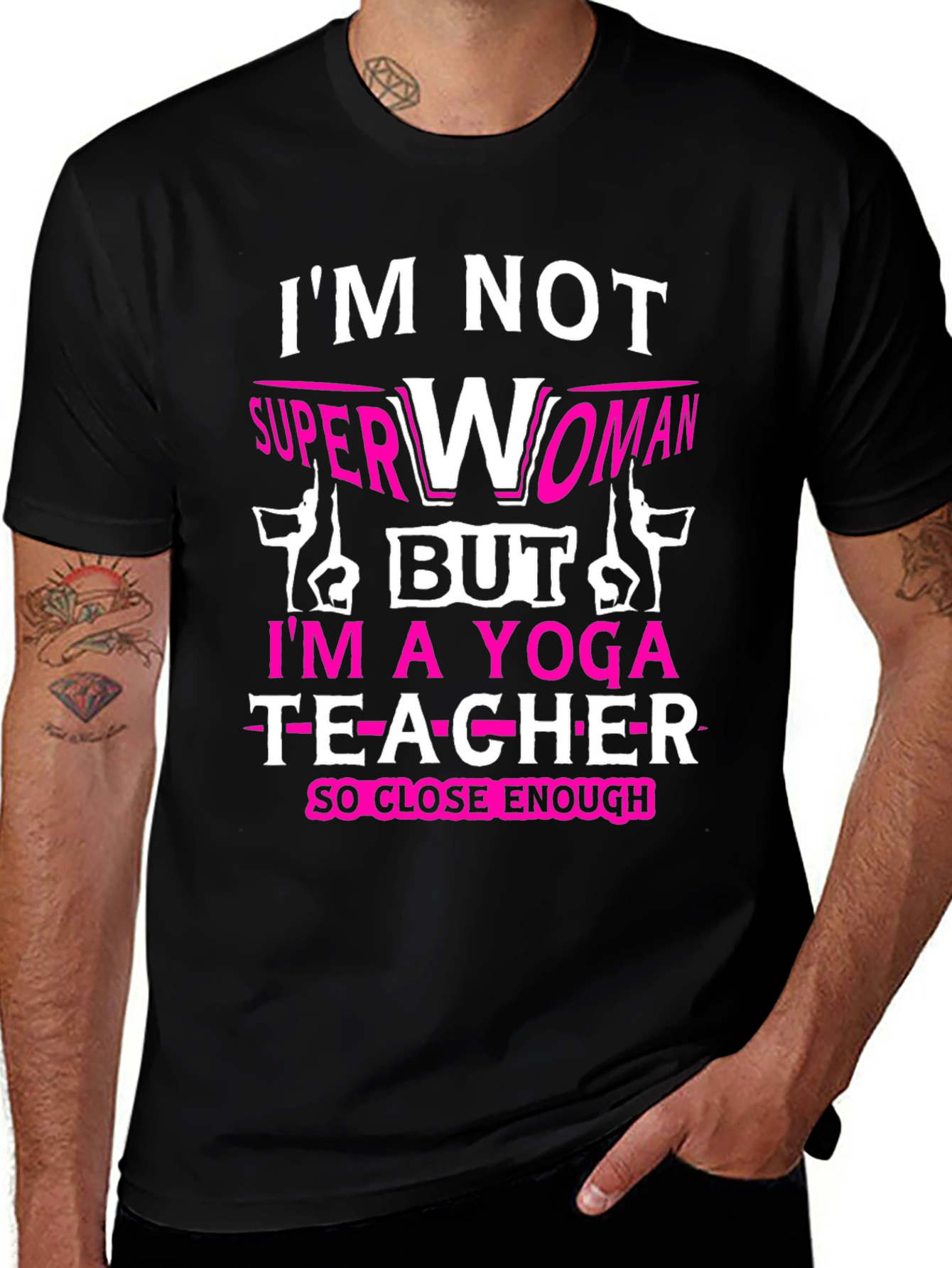 Yoga Teacher T-Shirt - Superwoman Alternative