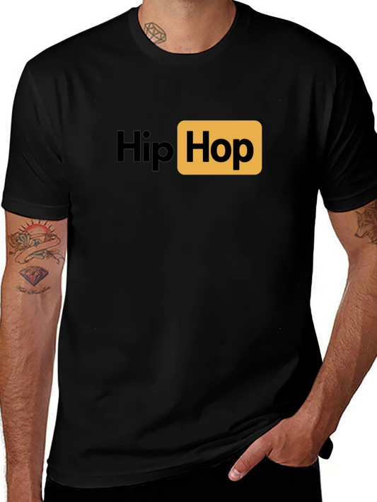 Hip Hop Logo T-Shirt - Casual Style