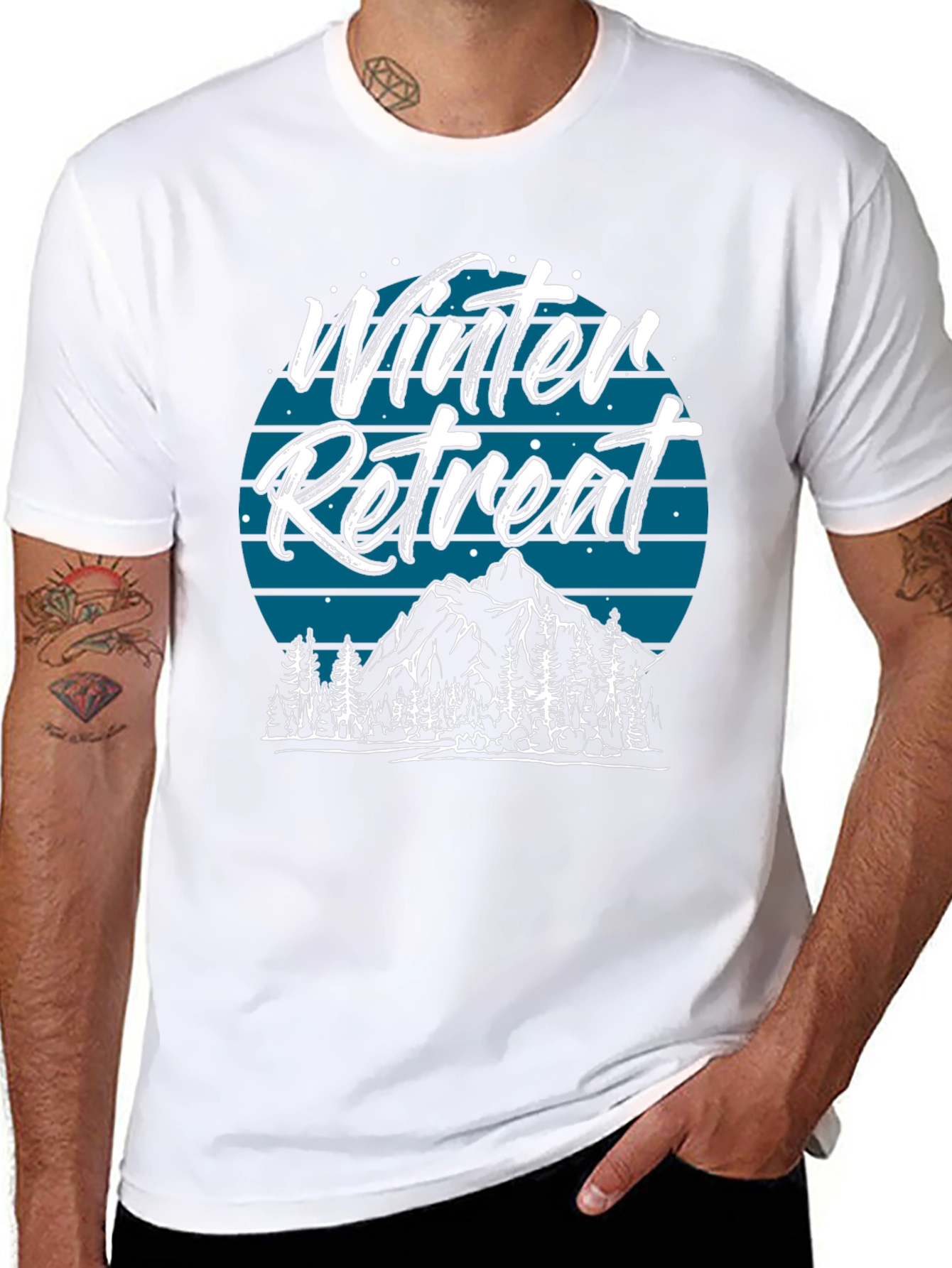 Winter Retreat Graphic T-Shirt
