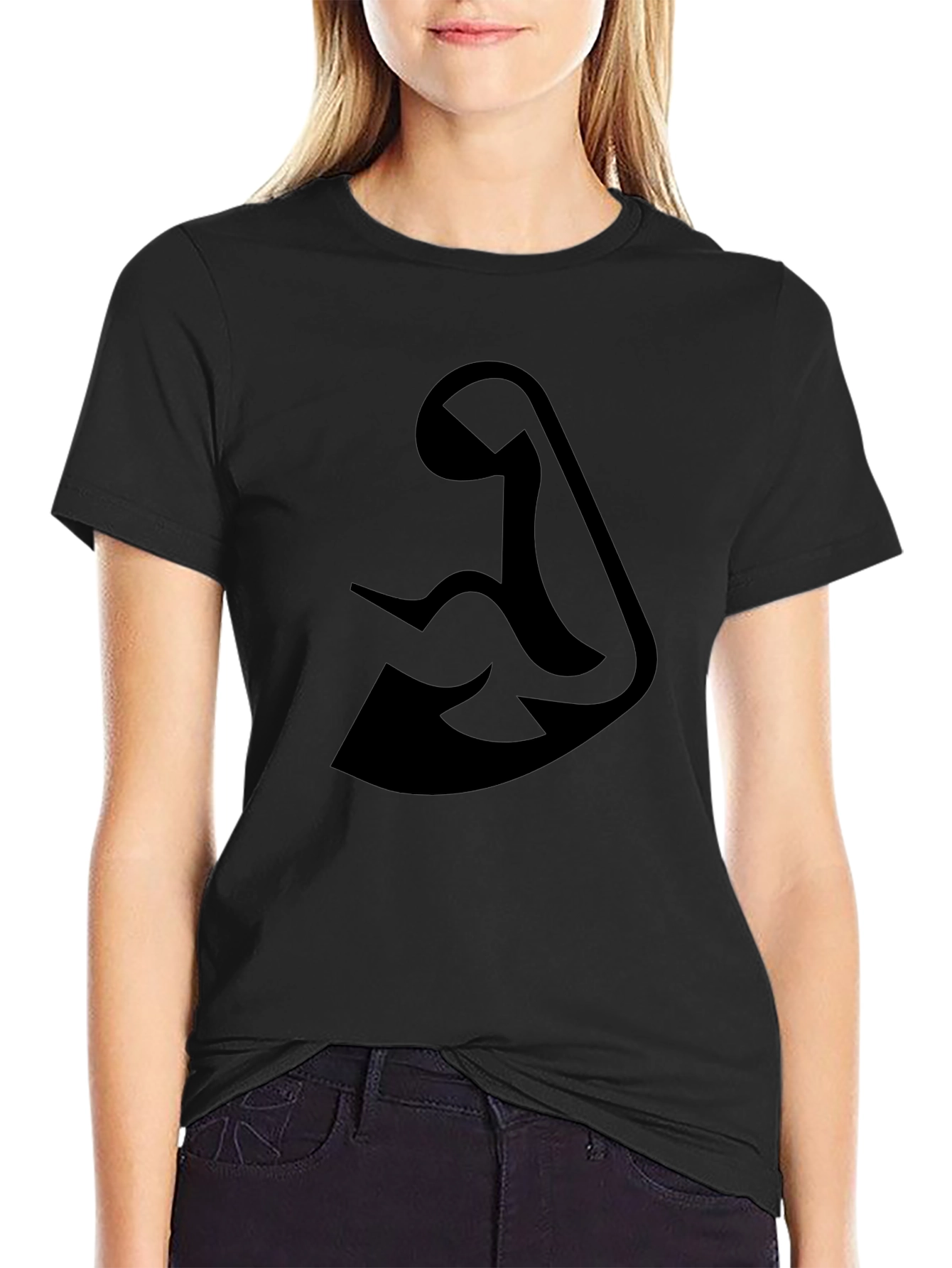 Black Arm Flex Graphic Tee