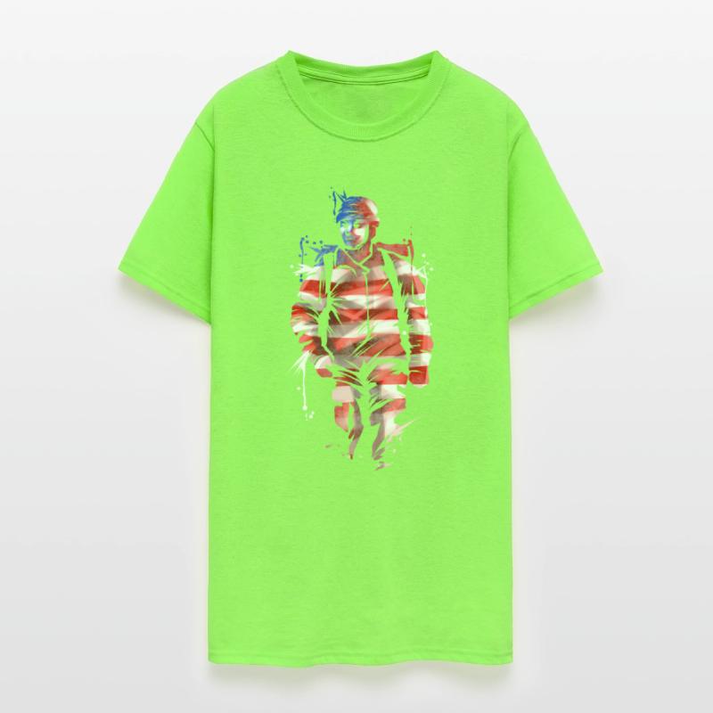 US Soldier In Us Flag Colours 4th Of July