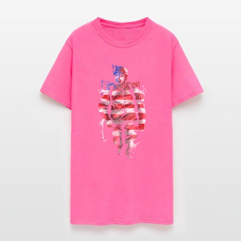 US Soldier In Us Flag Colours 4th Of July