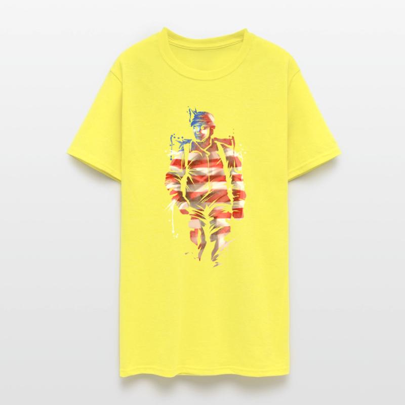 US Soldier In Us Flag Colours 4th Of July