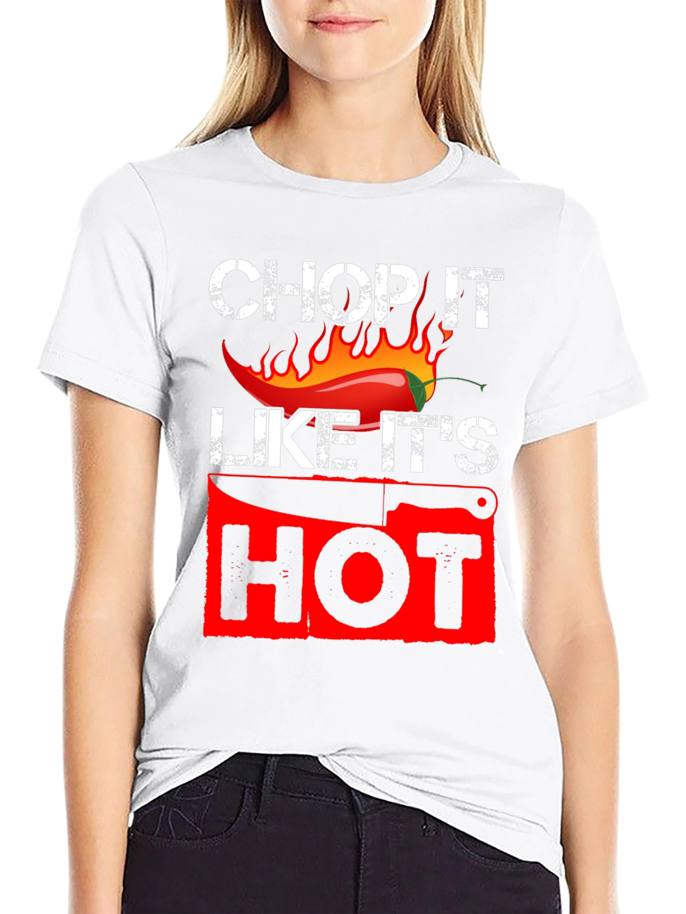 Chop It Like Its Hot Graphic T-Shirt