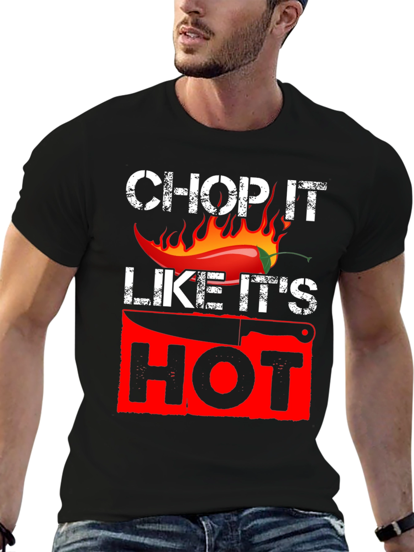 Chop It Like Its Hot Graphic T-Shirt