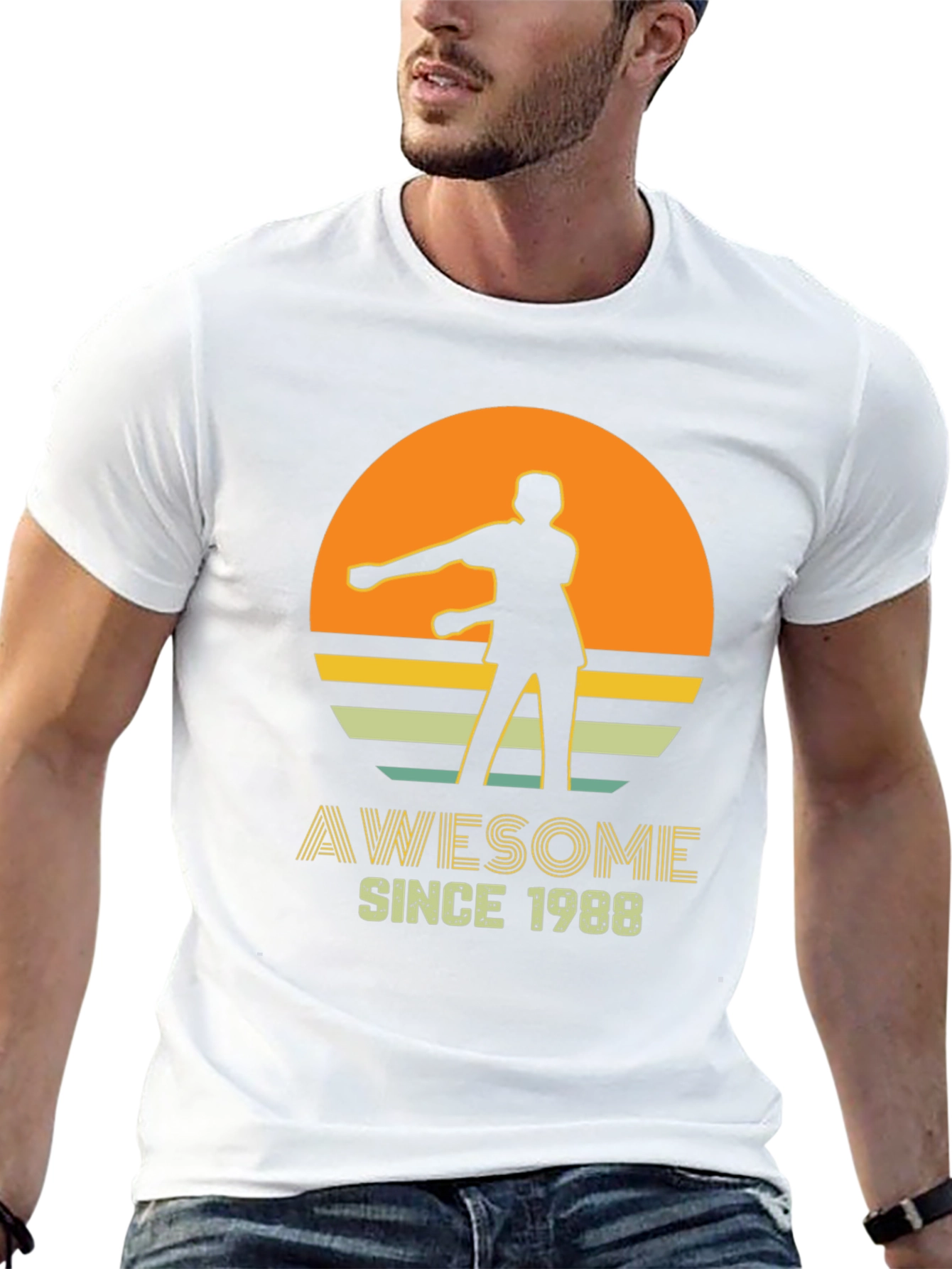Awesome Since 1988 Retro Graphic T-Shirt