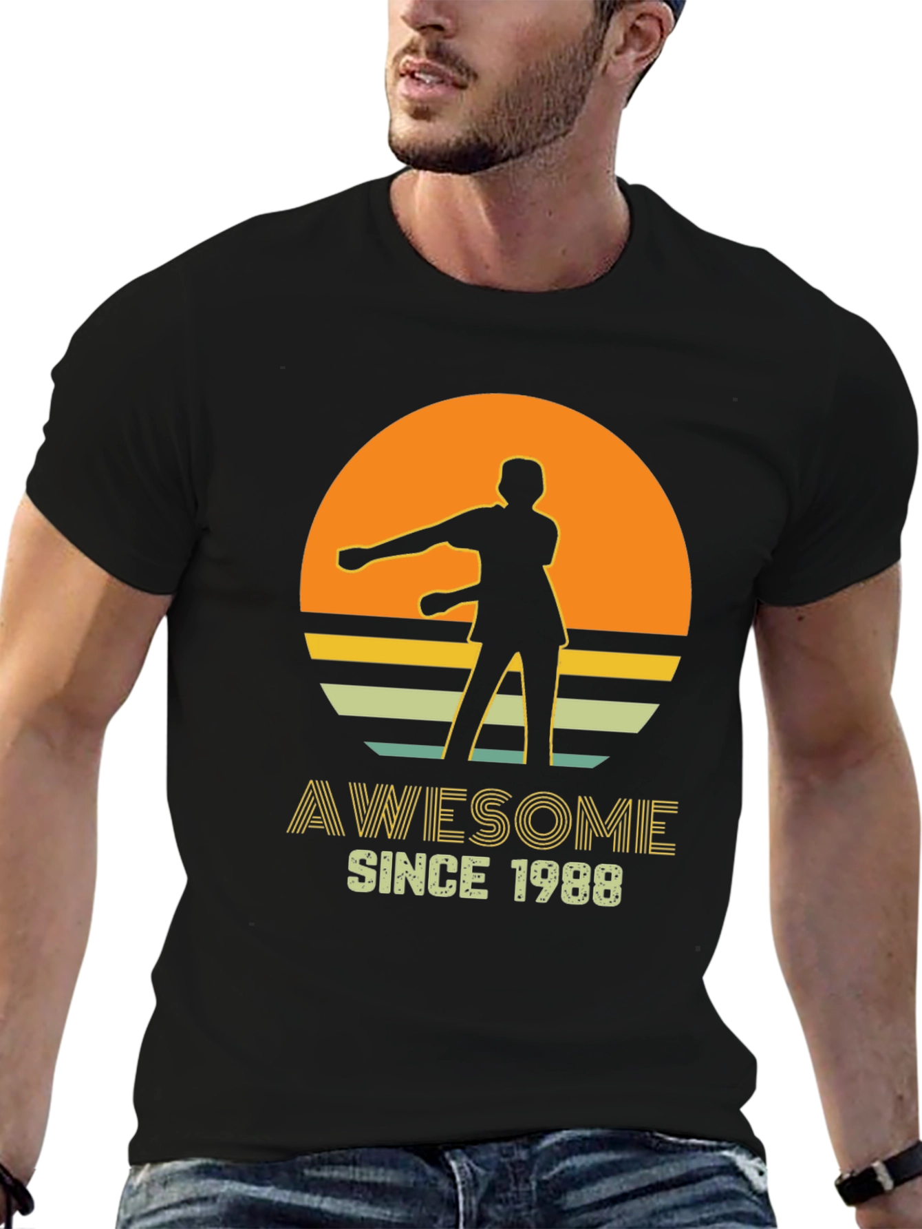 Awesome Since 1988 Retro Graphic T-Shirt