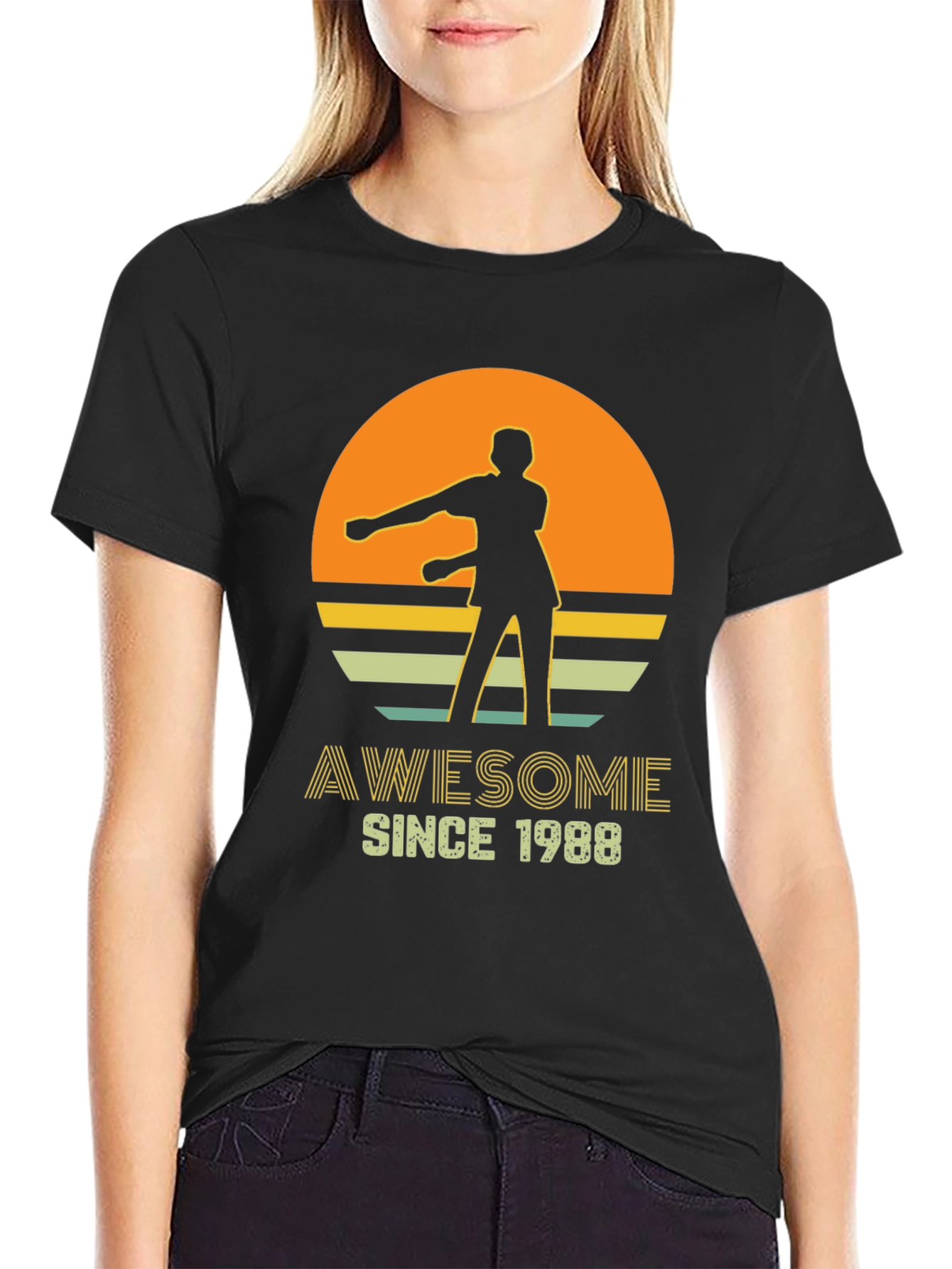 Awesome Since 1988 Retro Graphic T-Shirt
