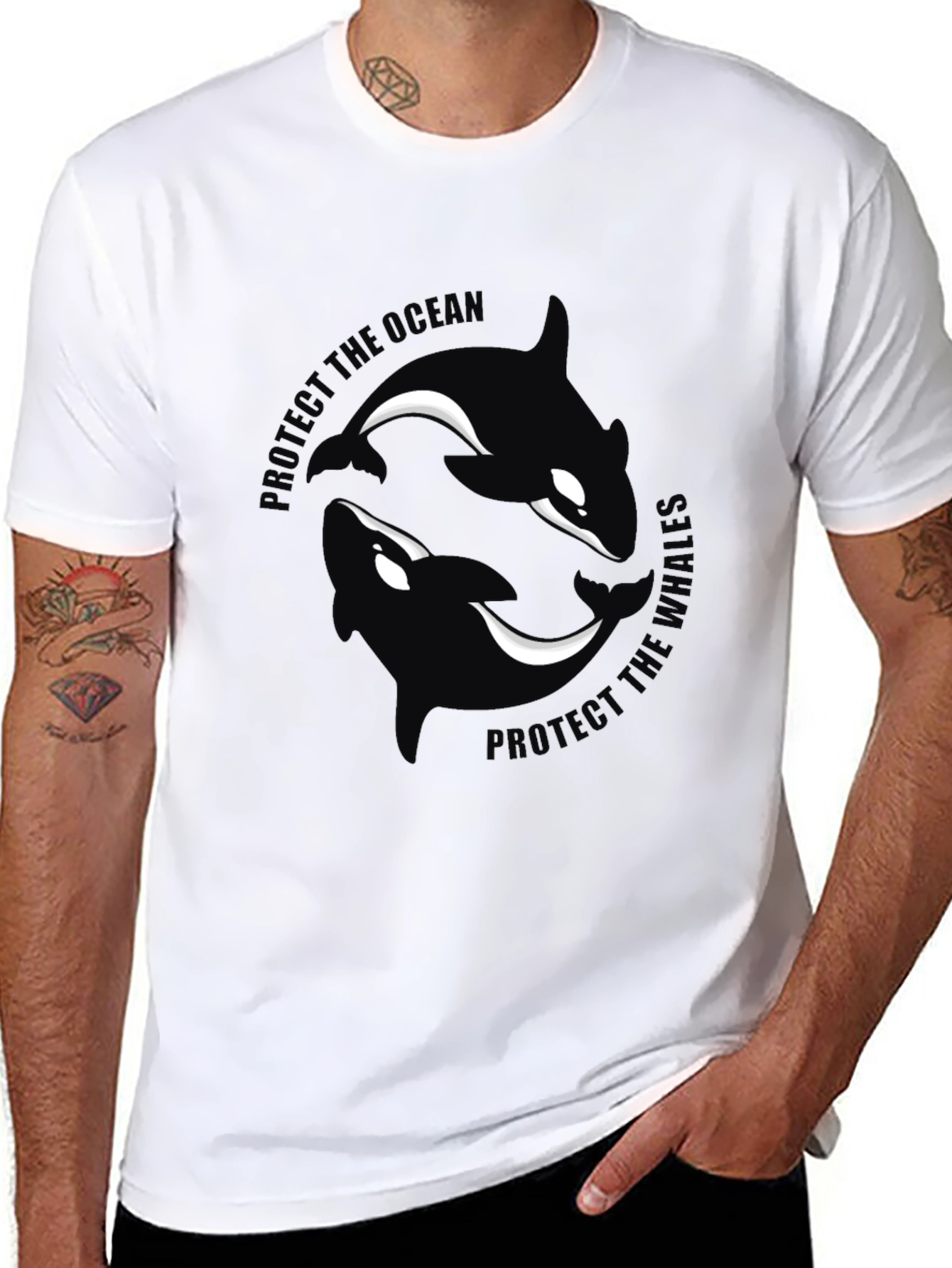 Protect the Ocean Orca T-Shirt