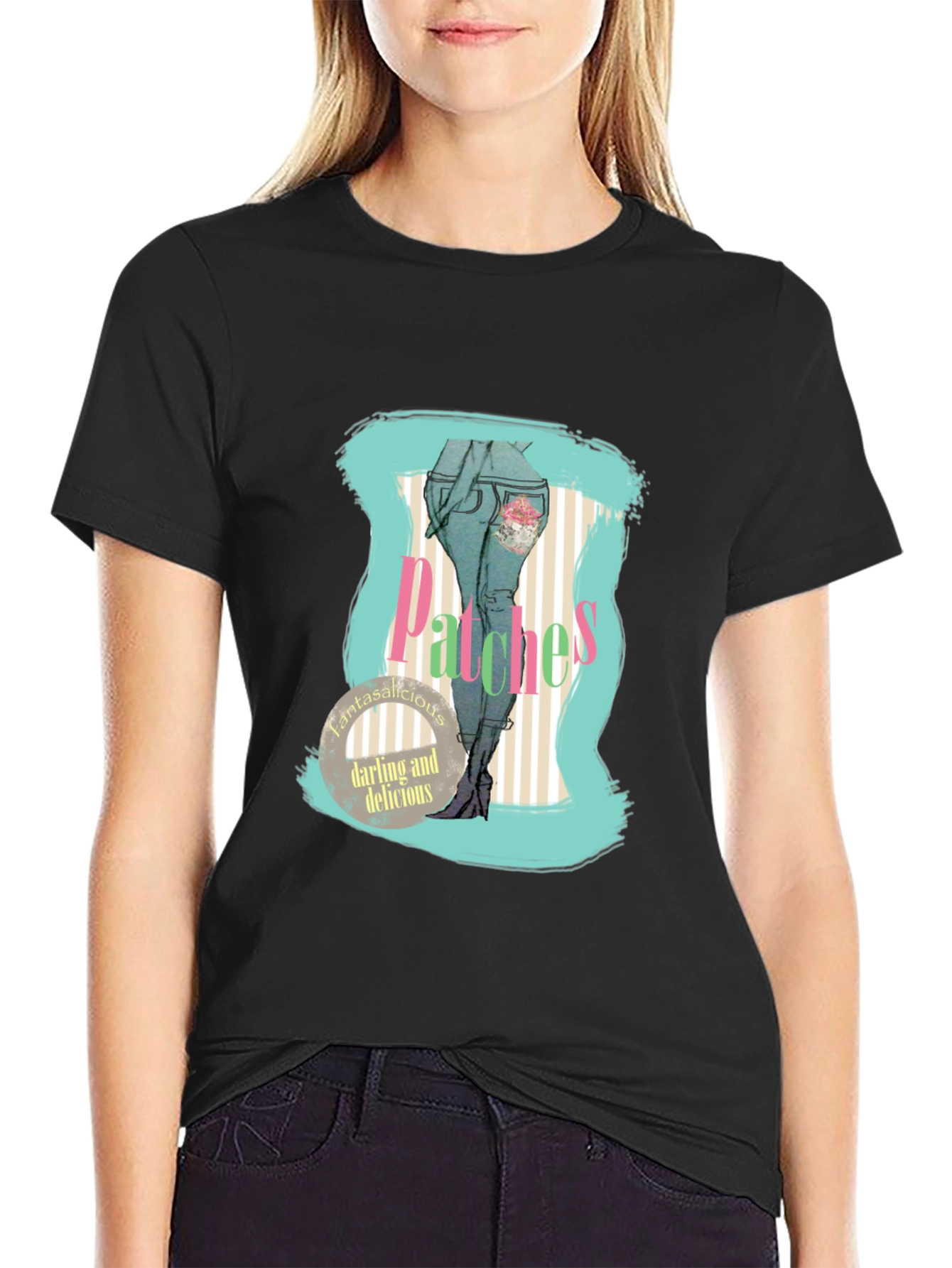 Patches Darling Tee - Fantasalicious Design