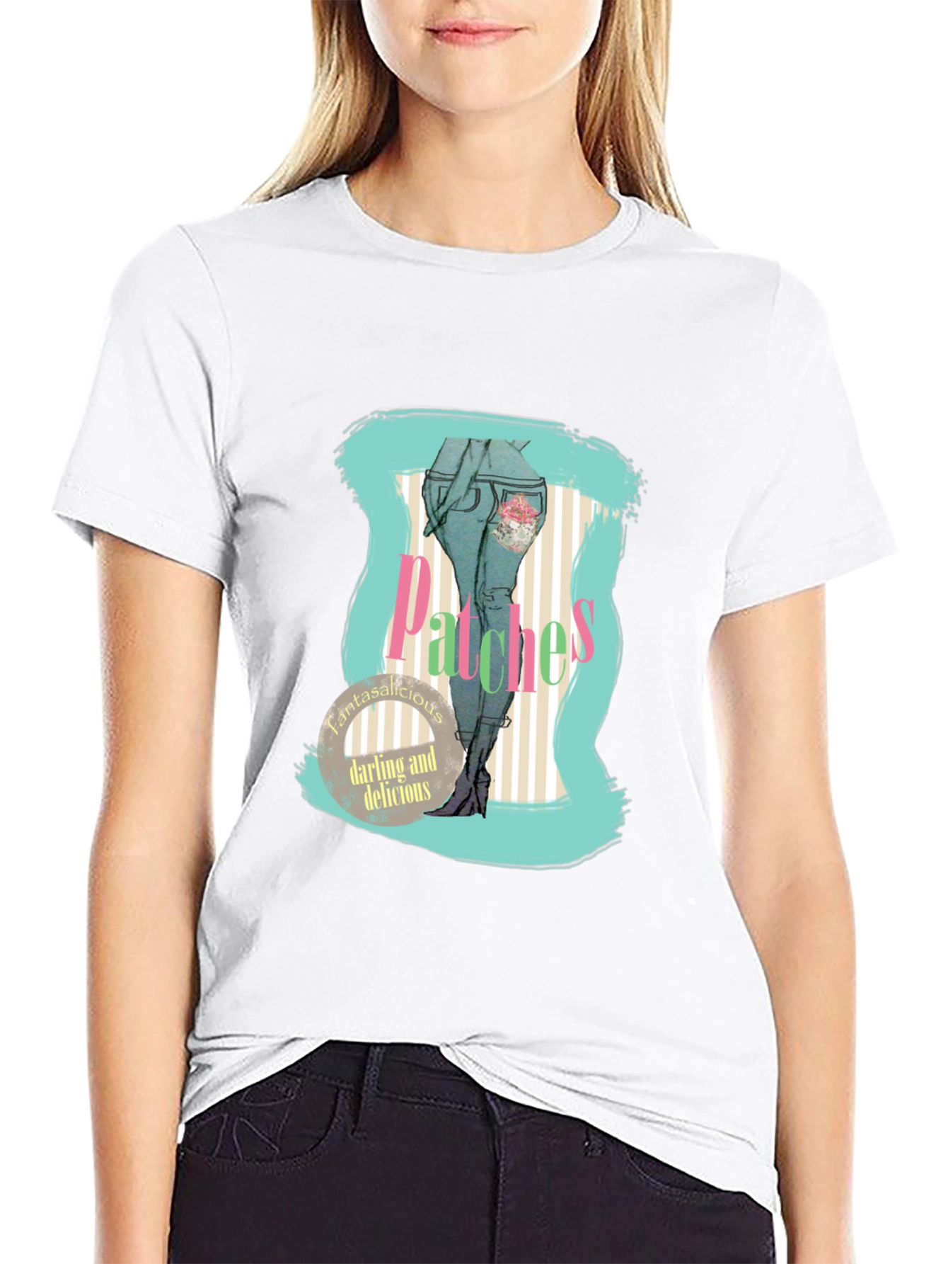 Patches Darling Tee - Fantasalicious Design