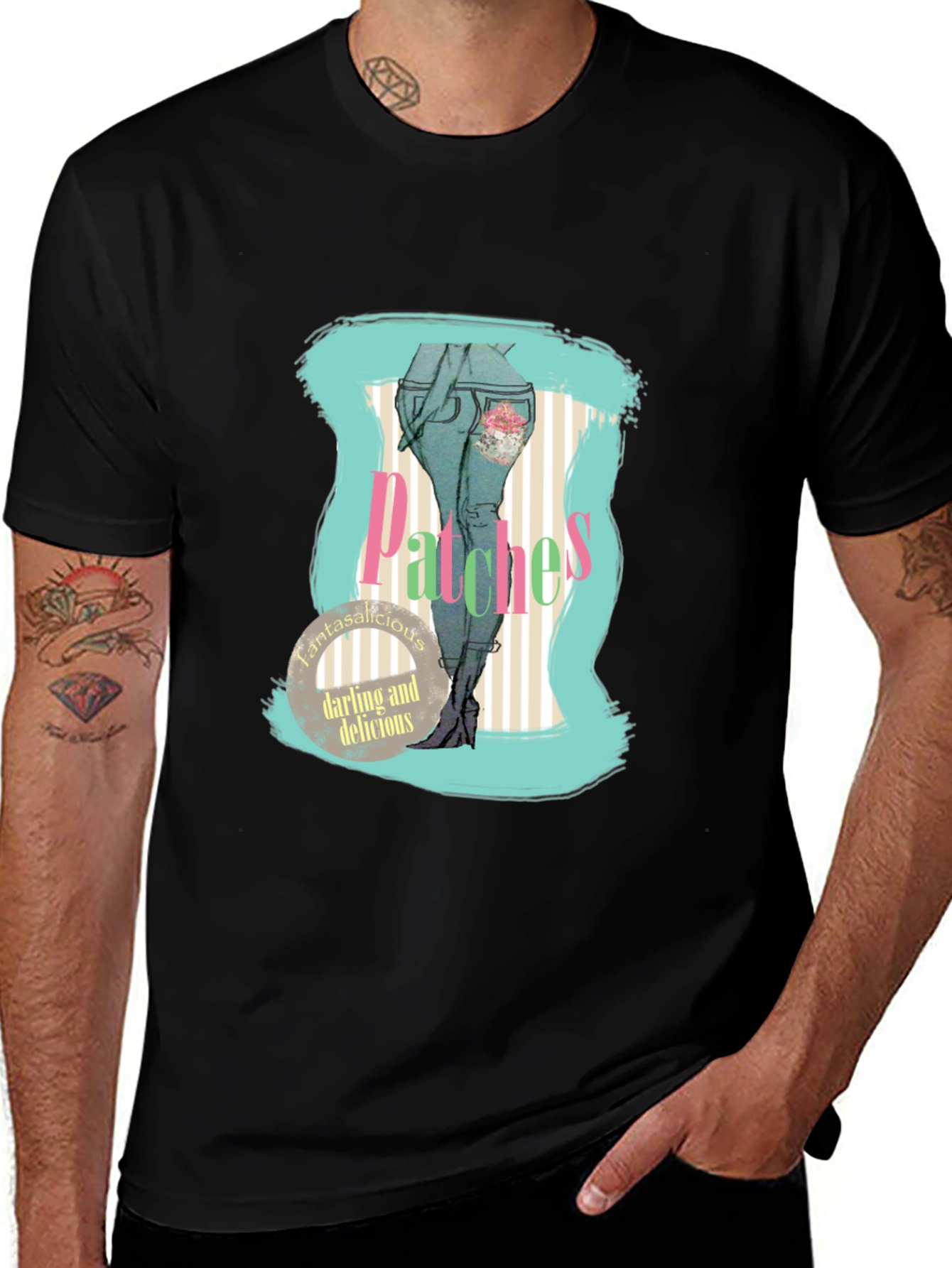 Patches Darling Tee - Fantasalicious Design