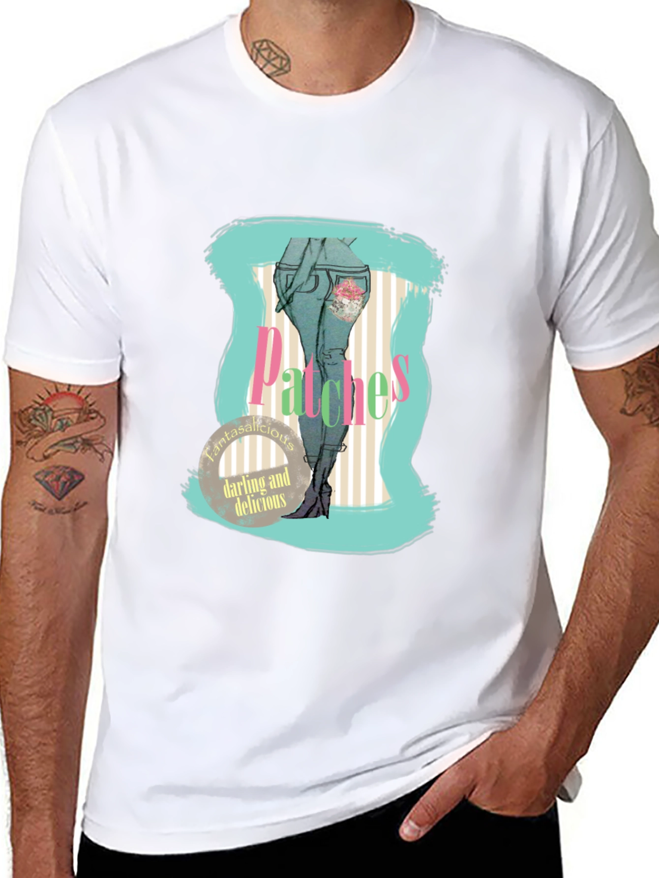 Patches Darling Tee - Fantasalicious Design