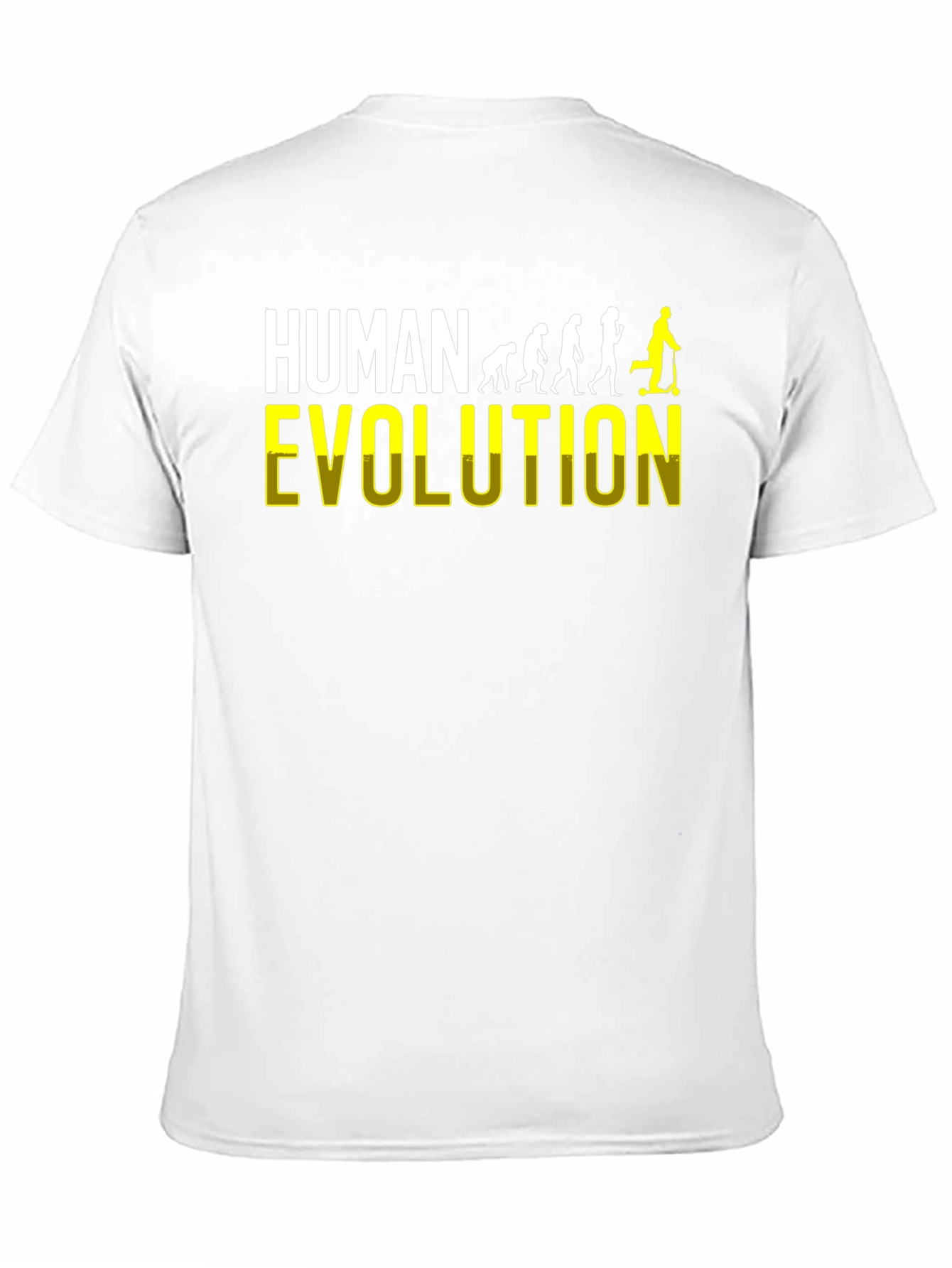 Human Evolution T-Shirt Funny Scooter Gift