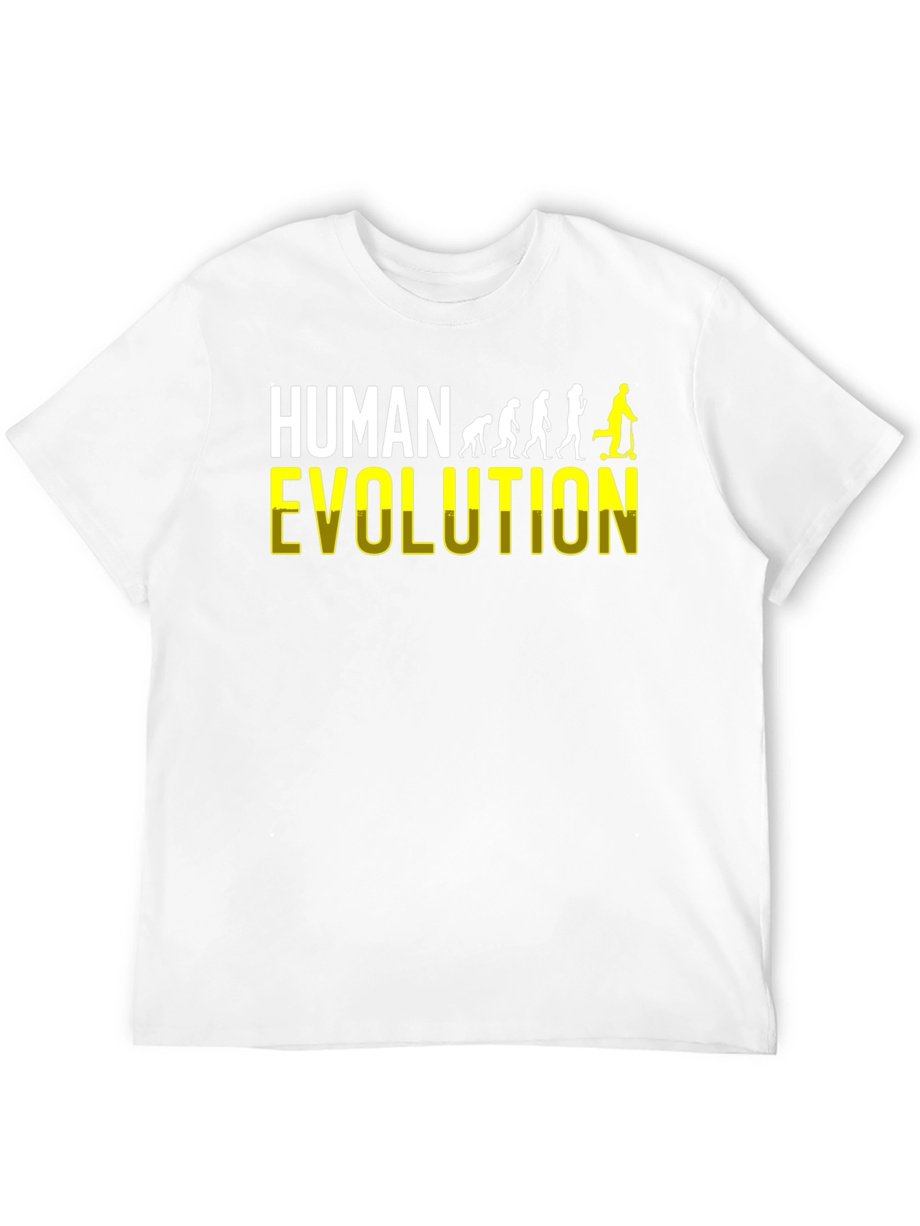 Human Evolution T-Shirt Funny Scooter Gift