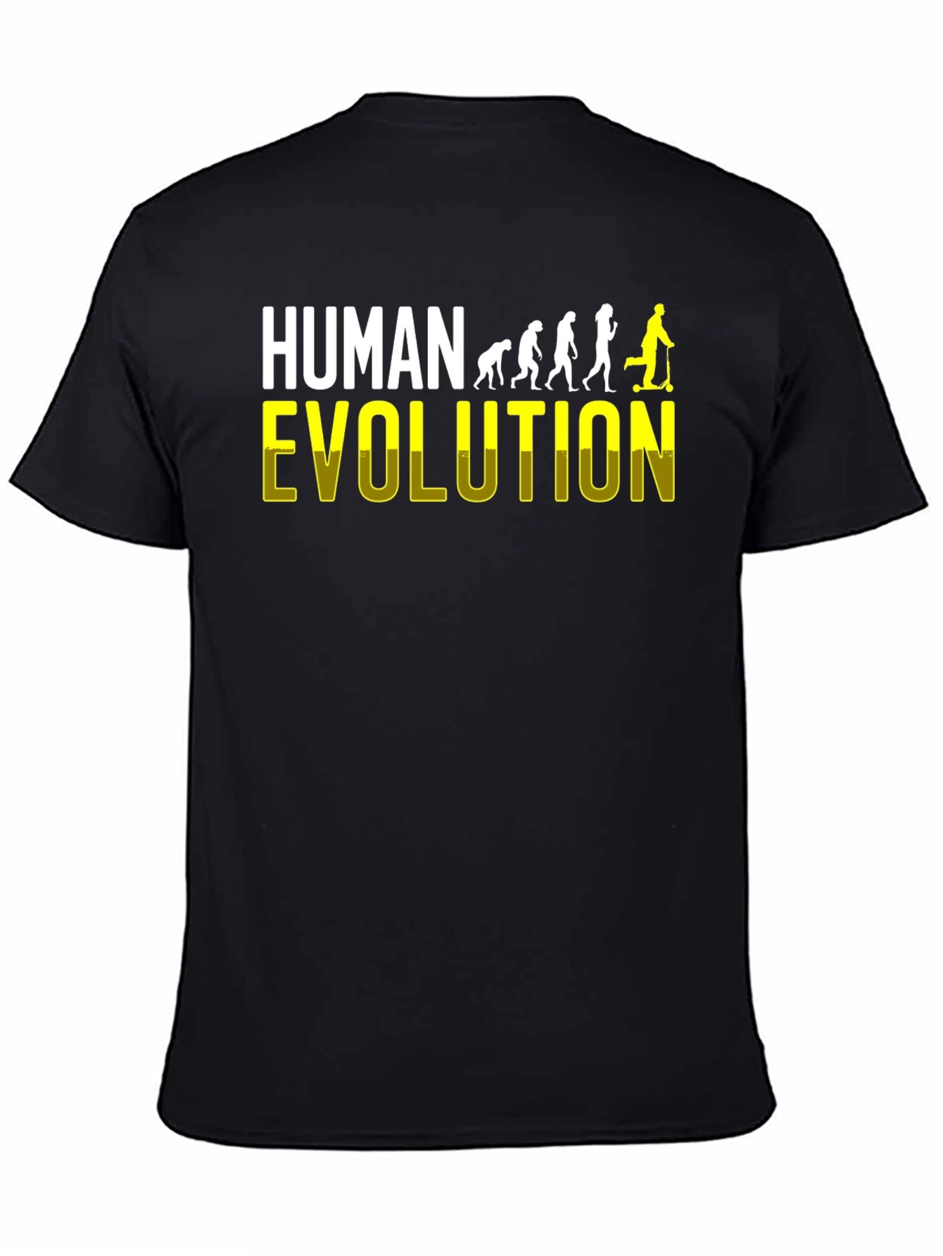 Human Evolution T-Shirt Funny Scooter Gift