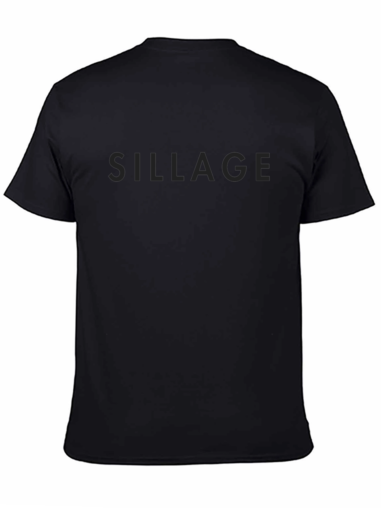 Sillage Black Crew Neck Tee - Menswear