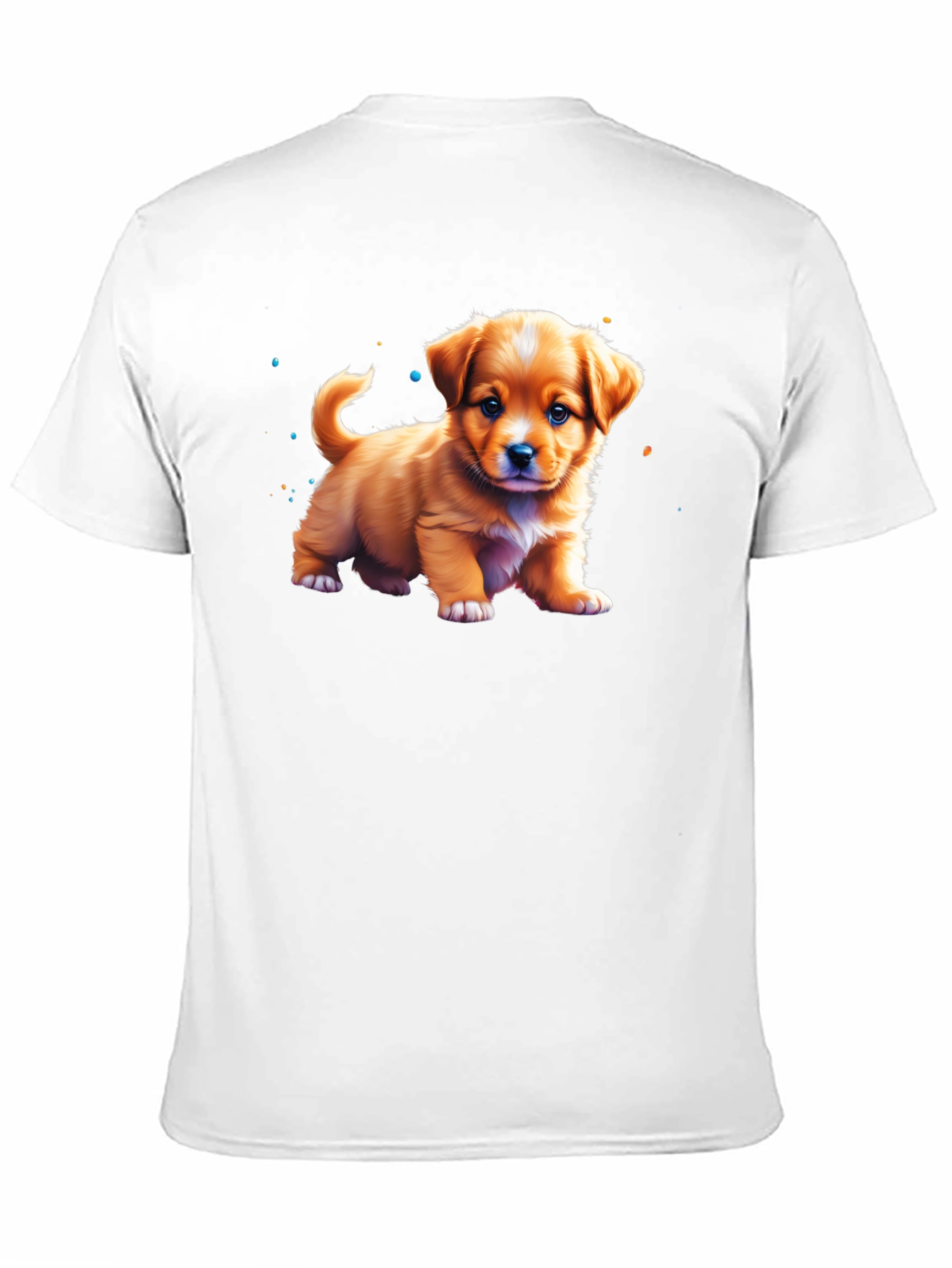 Cute Fluffy Puppy T-Shirt – Adorable Dog Lover Tee