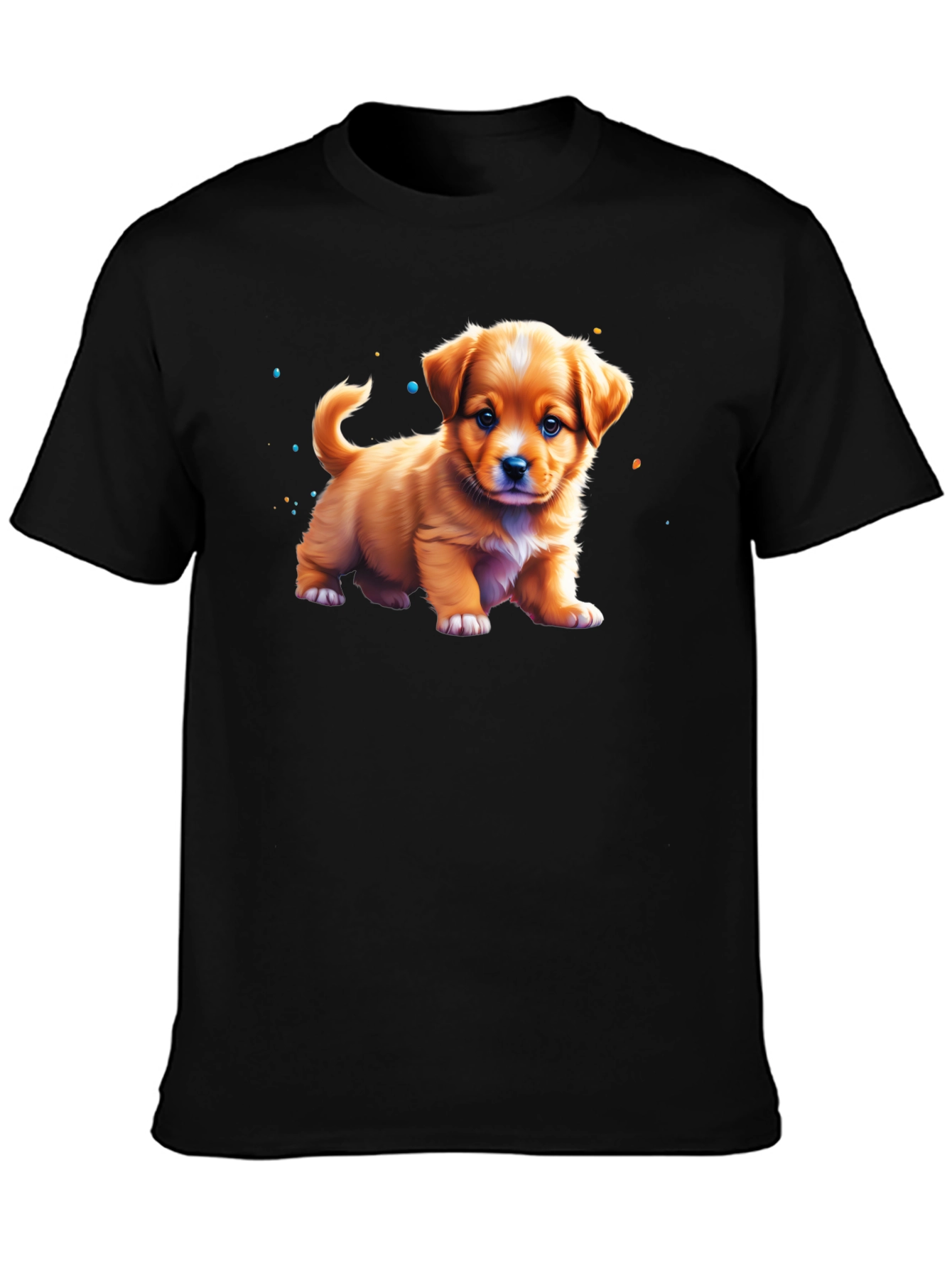 Cute Fluffy Puppy T-Shirt – Adorable Dog Lover Tee