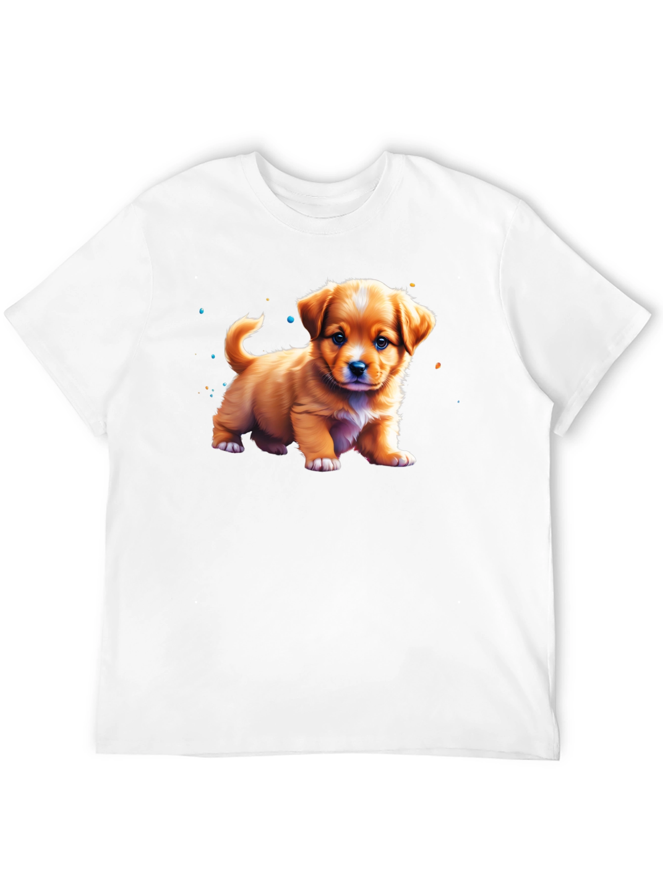 Cute Fluffy Puppy T-Shirt – Adorable Dog Lover Tee