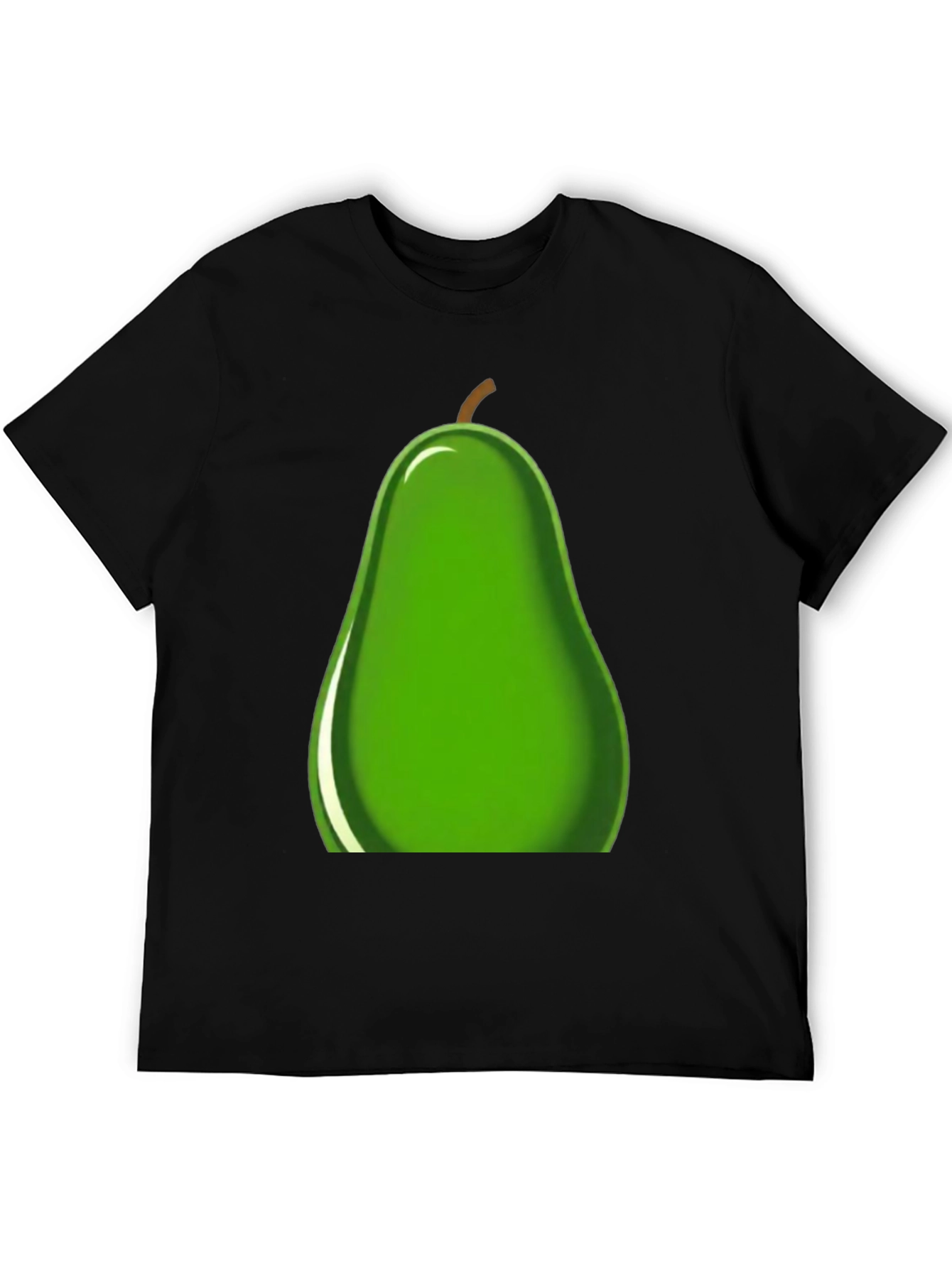 Avocado Graphic Tee - Black Cotton T-Shirt