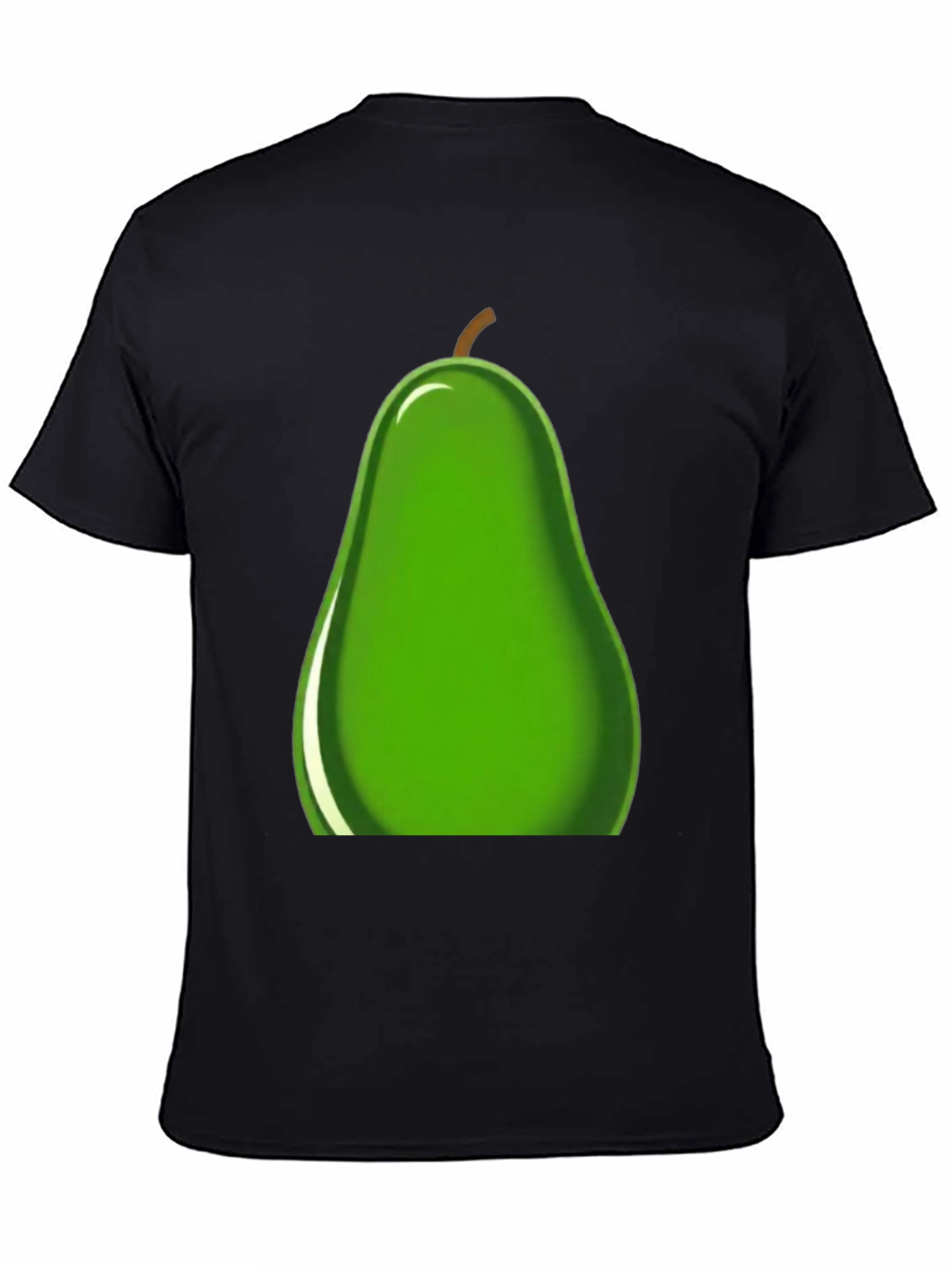 Avocado Graphic Tee - Black Cotton T-Shirt