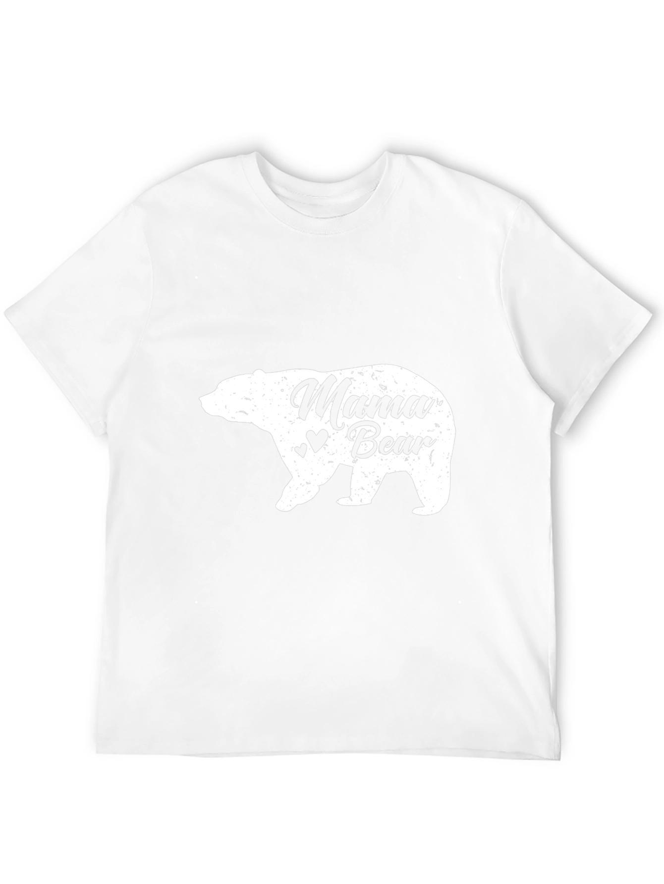 Mama Bear Graphic Tee - Black Cotton T-Shirt