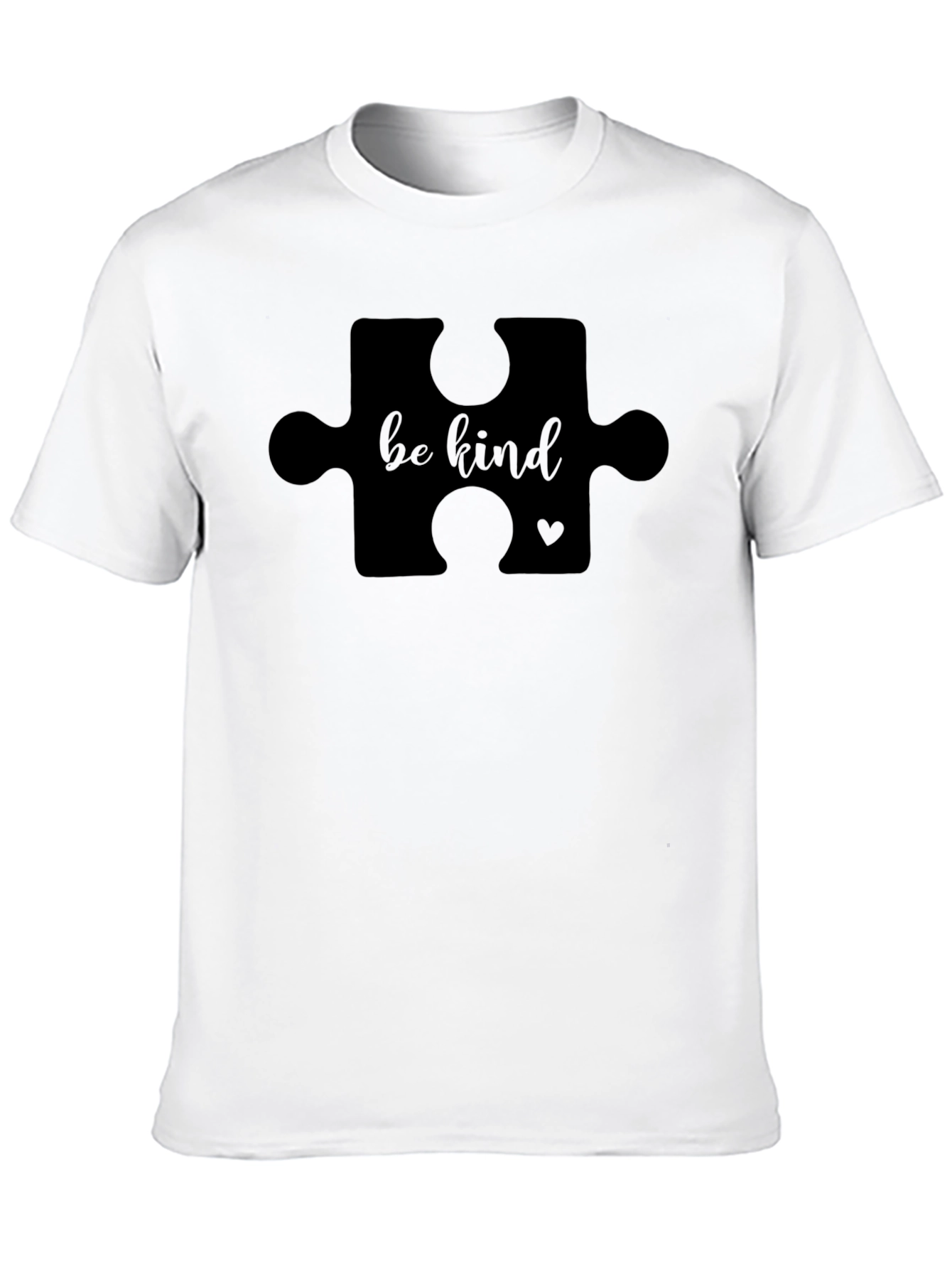 Be Kind Puzzle Piece T-Shirt - Autism Awareness