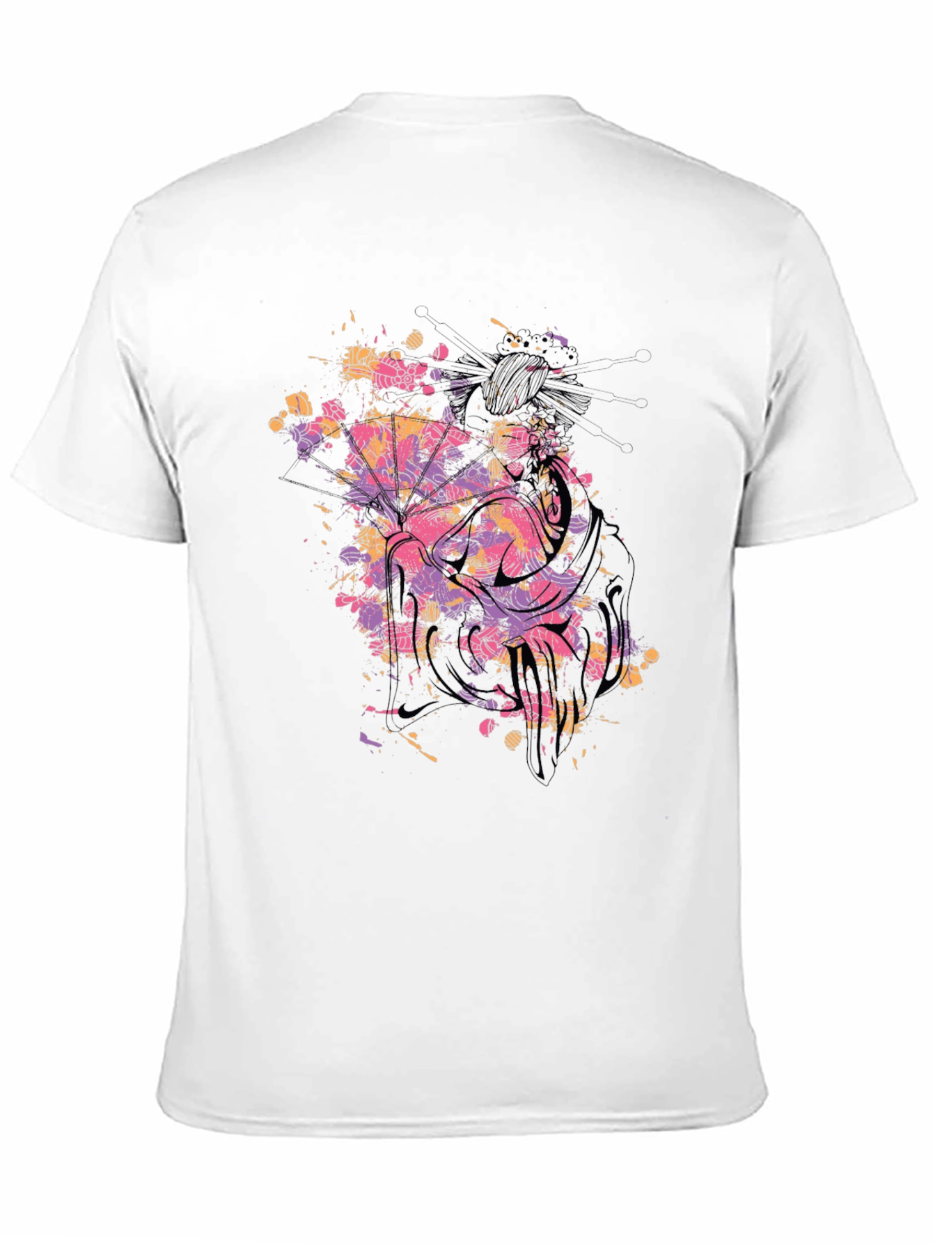 Abstract Art Black T-Shirt