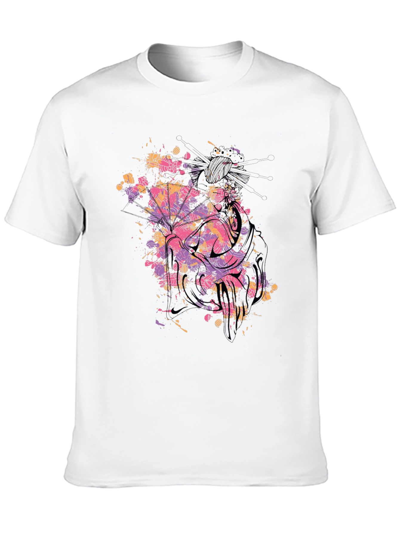 Abstract Art Black T-Shirt
