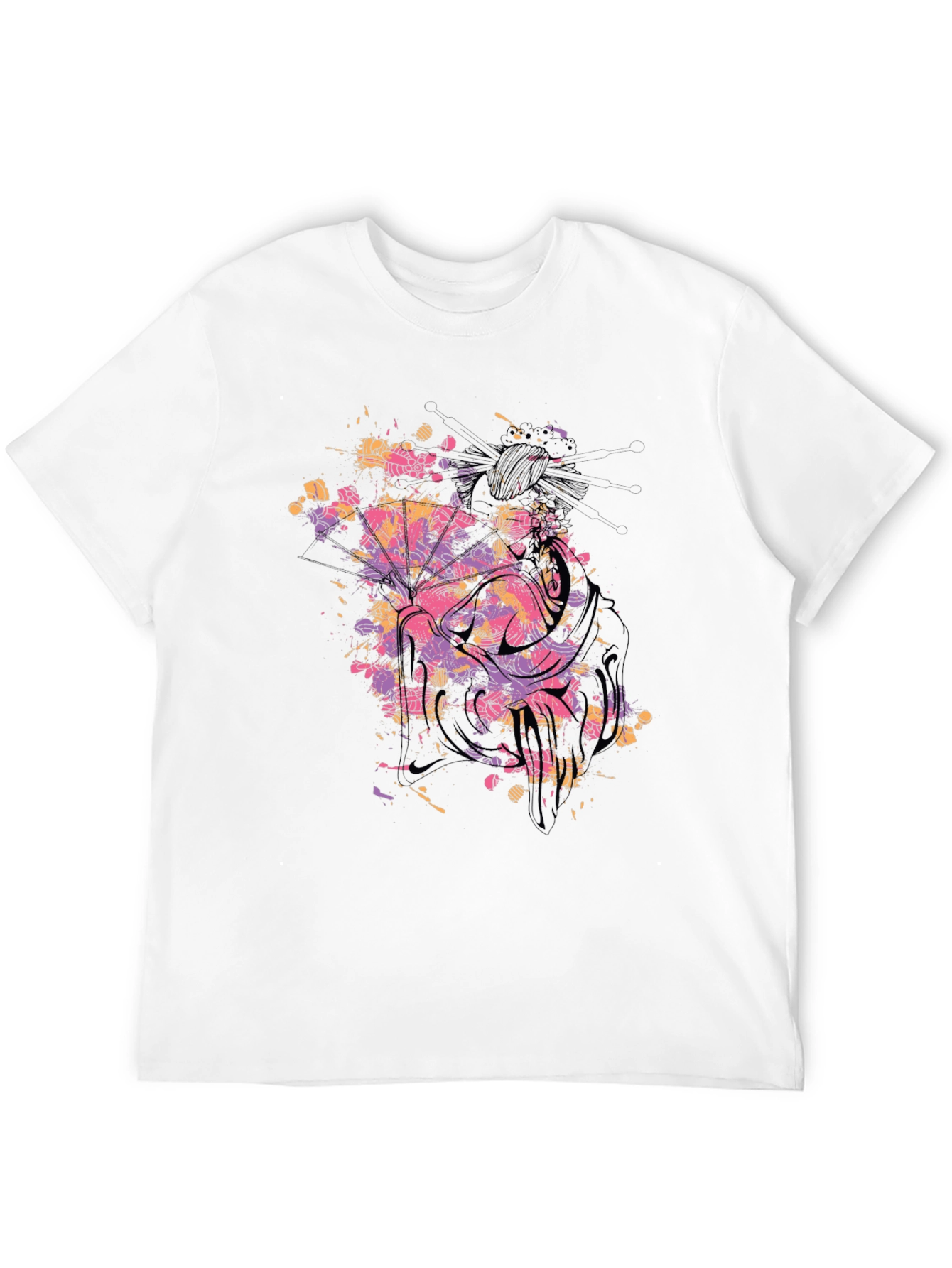 Abstract Art Black T-Shirt