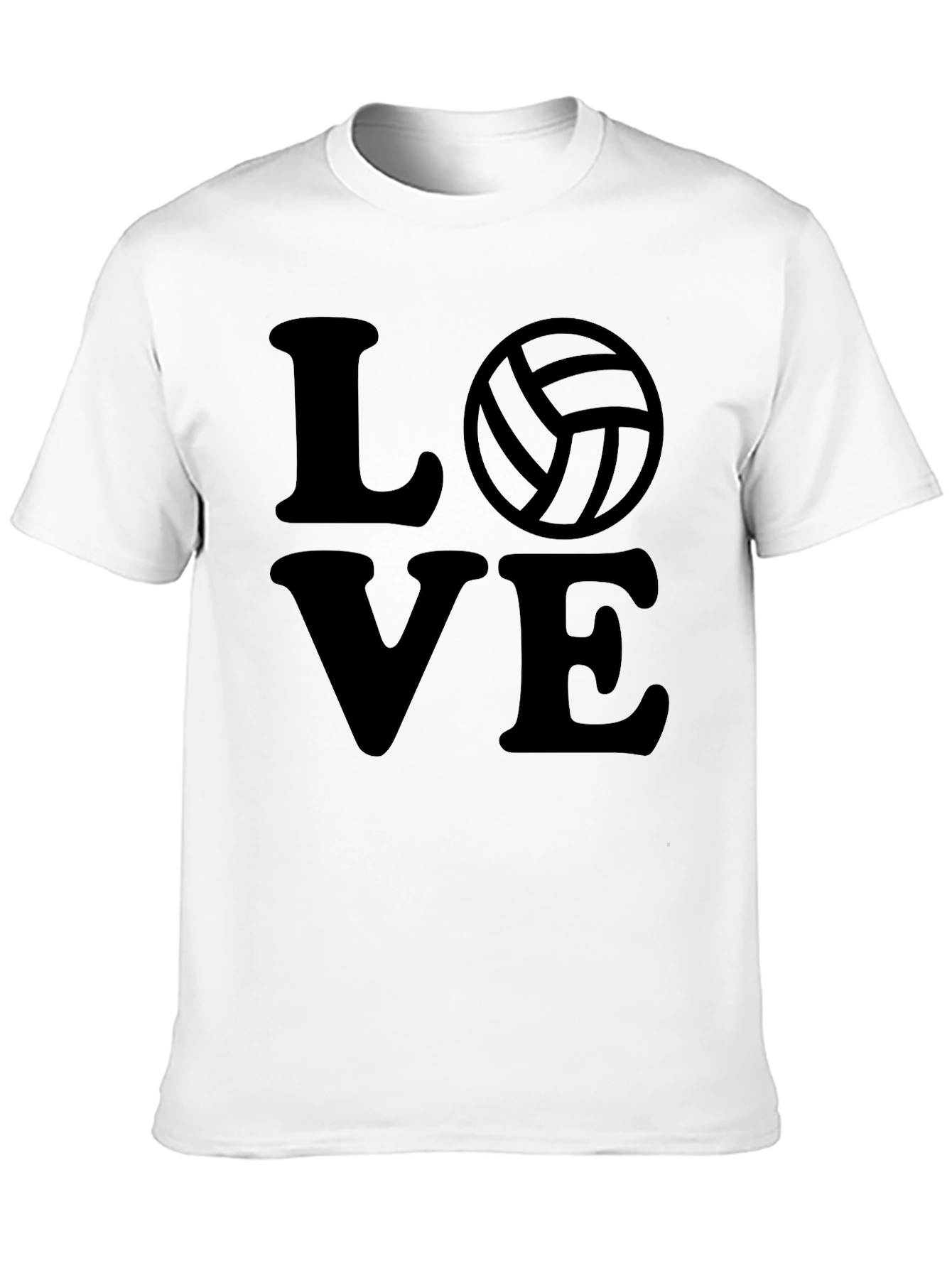 Volleyball Love Black T-Shirt