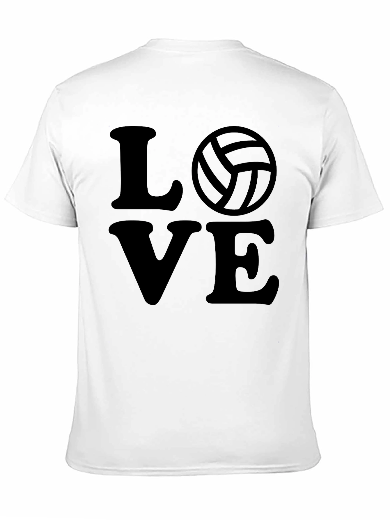 Volleyball Love Black T-Shirt