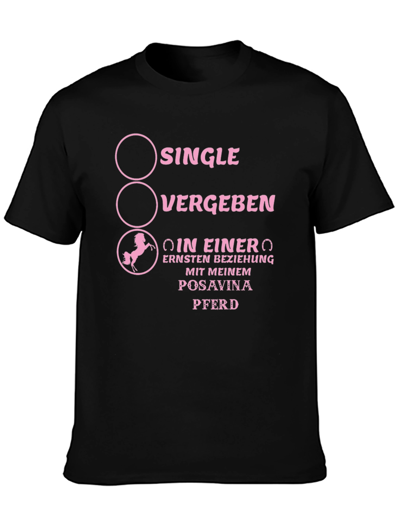 Funny Horse Lover T-Shirt - Posavina Pferd Design
