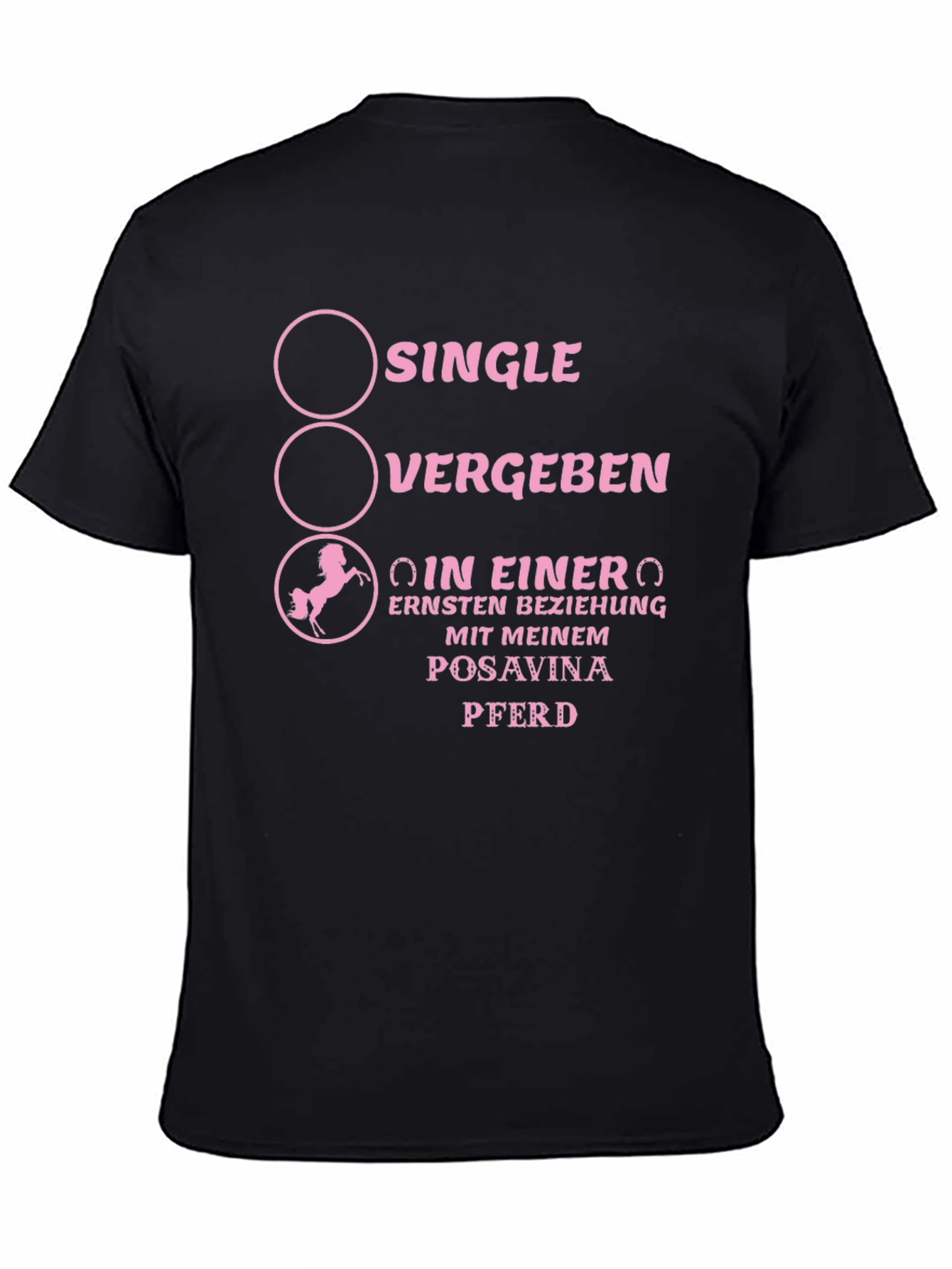 Funny Horse Lover T-Shirt - Posavina Pferd Design
